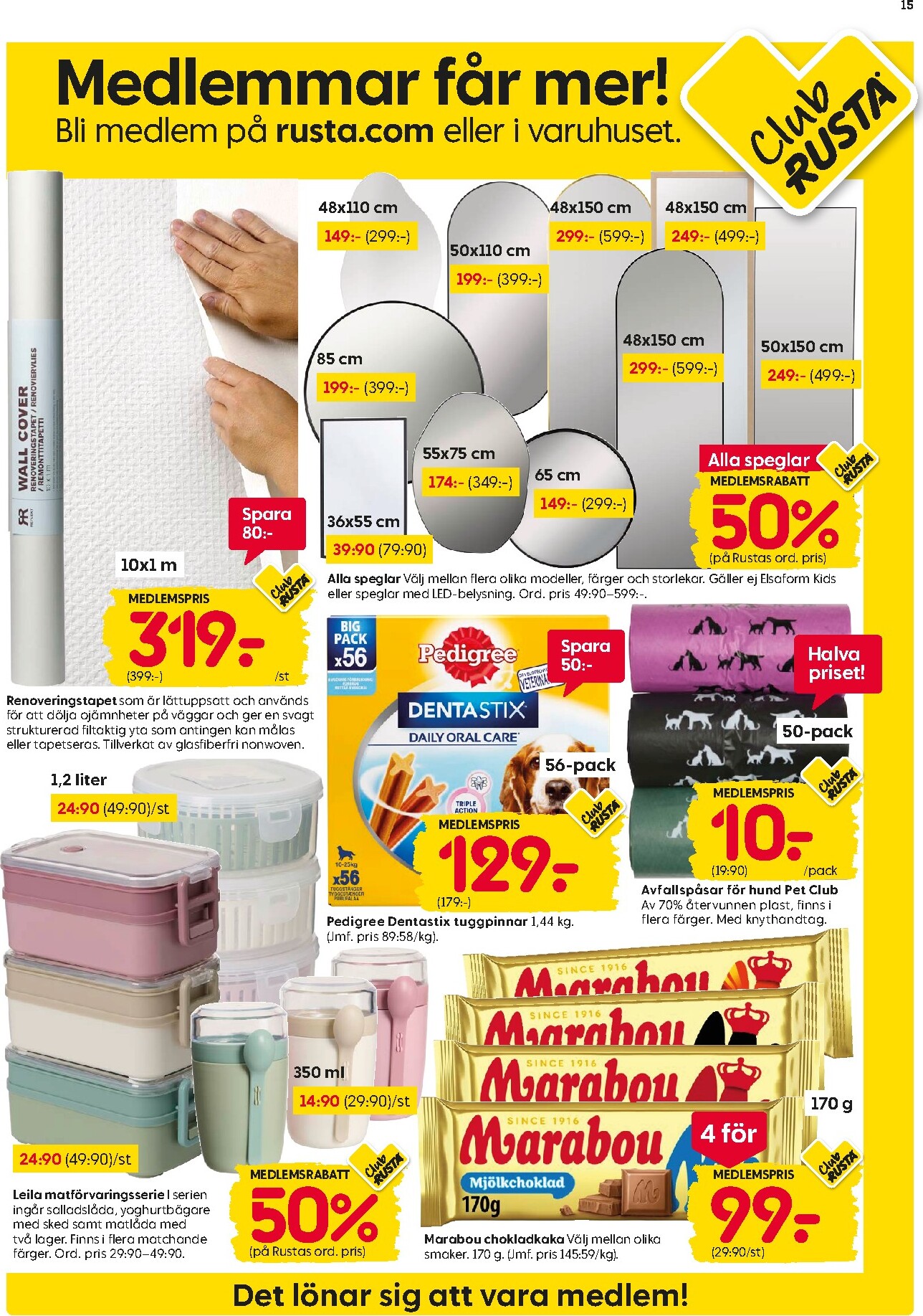 rusta - Rusta-reklambladet giltigt från 23/02/2026 - 01/03/2026 - page: 15