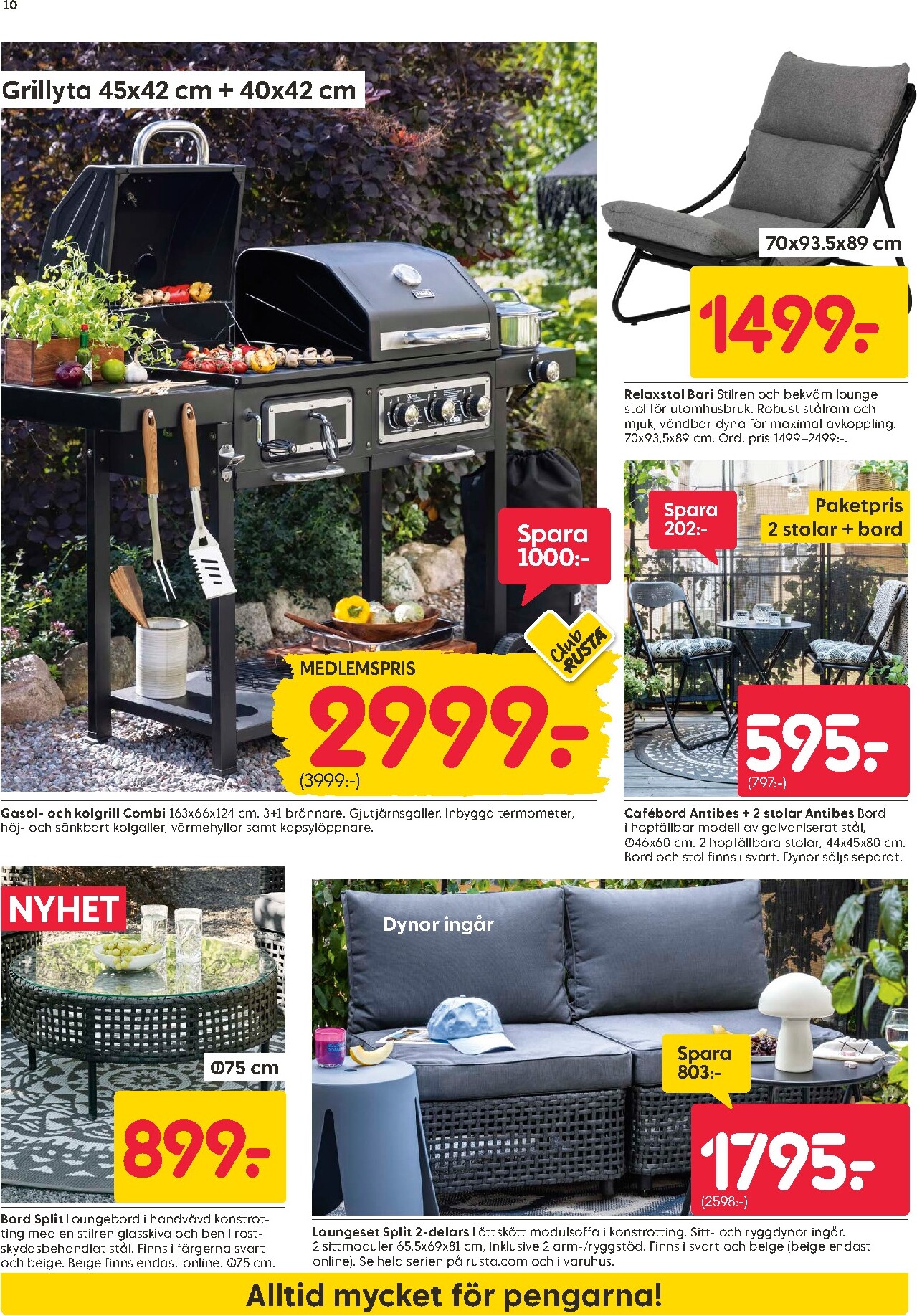 rusta - Rusta-reklambladet giltigt från 09/03/2026 - 15/03/2026 - page: 10