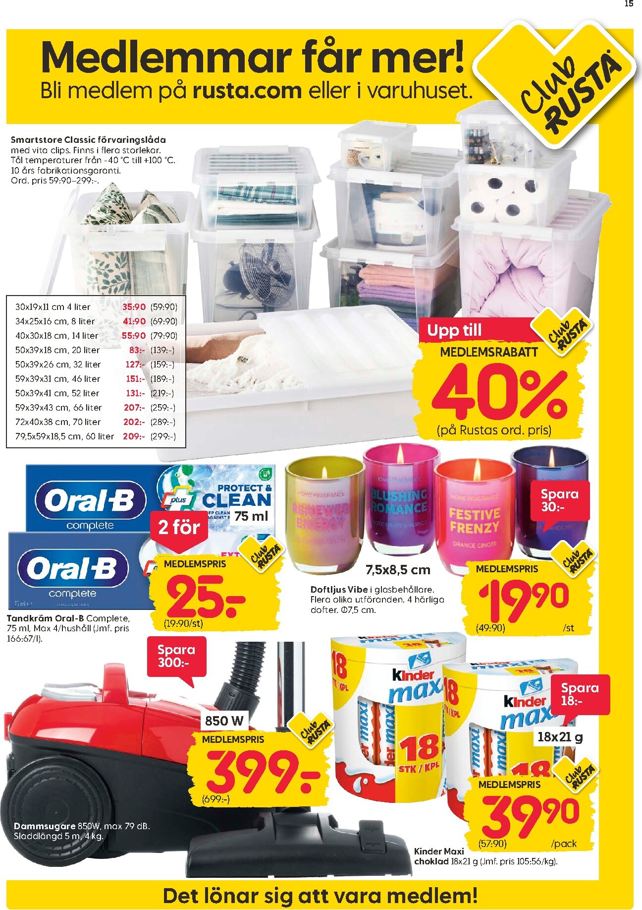 rusta - Rusta-reklambladet giltigt från 09/03/2026 - 15/03/2026 - page: 15