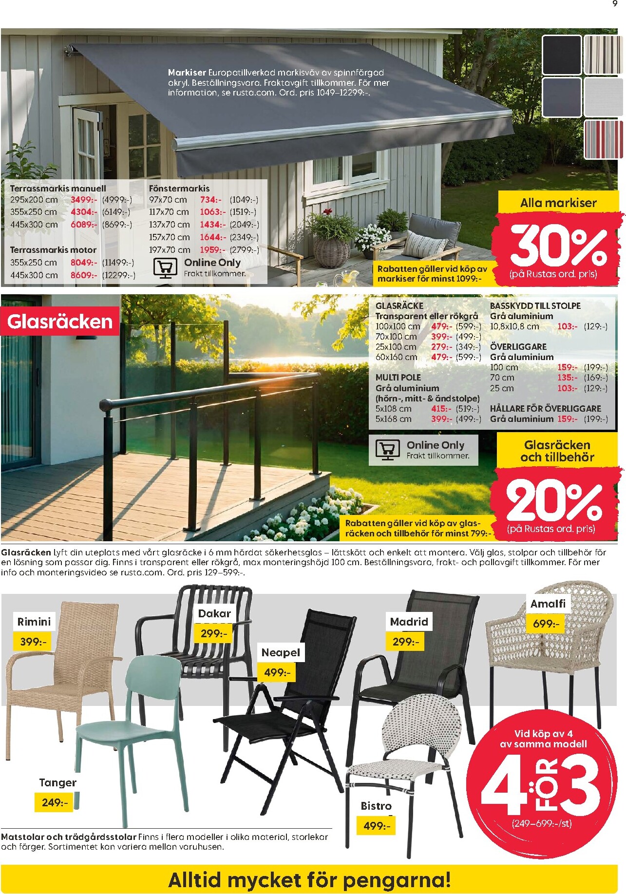 rusta - Rusta-reklambladet giltigt från 23/03/2026 - 29/03/2026 - page: 9