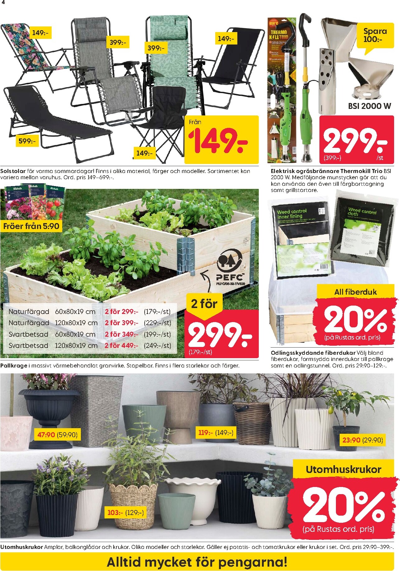 rusta - Rusta-reklambladet giltigt från 30/03/2026 - 06/04/2026 - page: 4