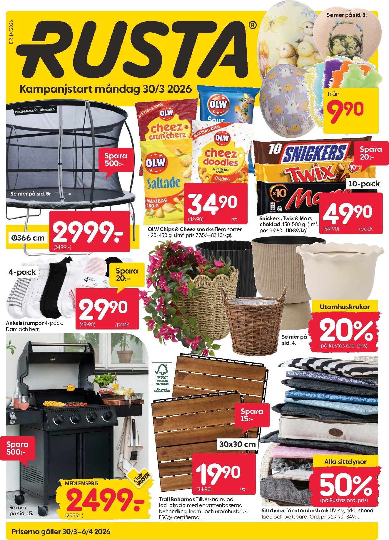 rusta - Rusta-reklambladet giltigt från 30/03/2026 - 06/04/2026