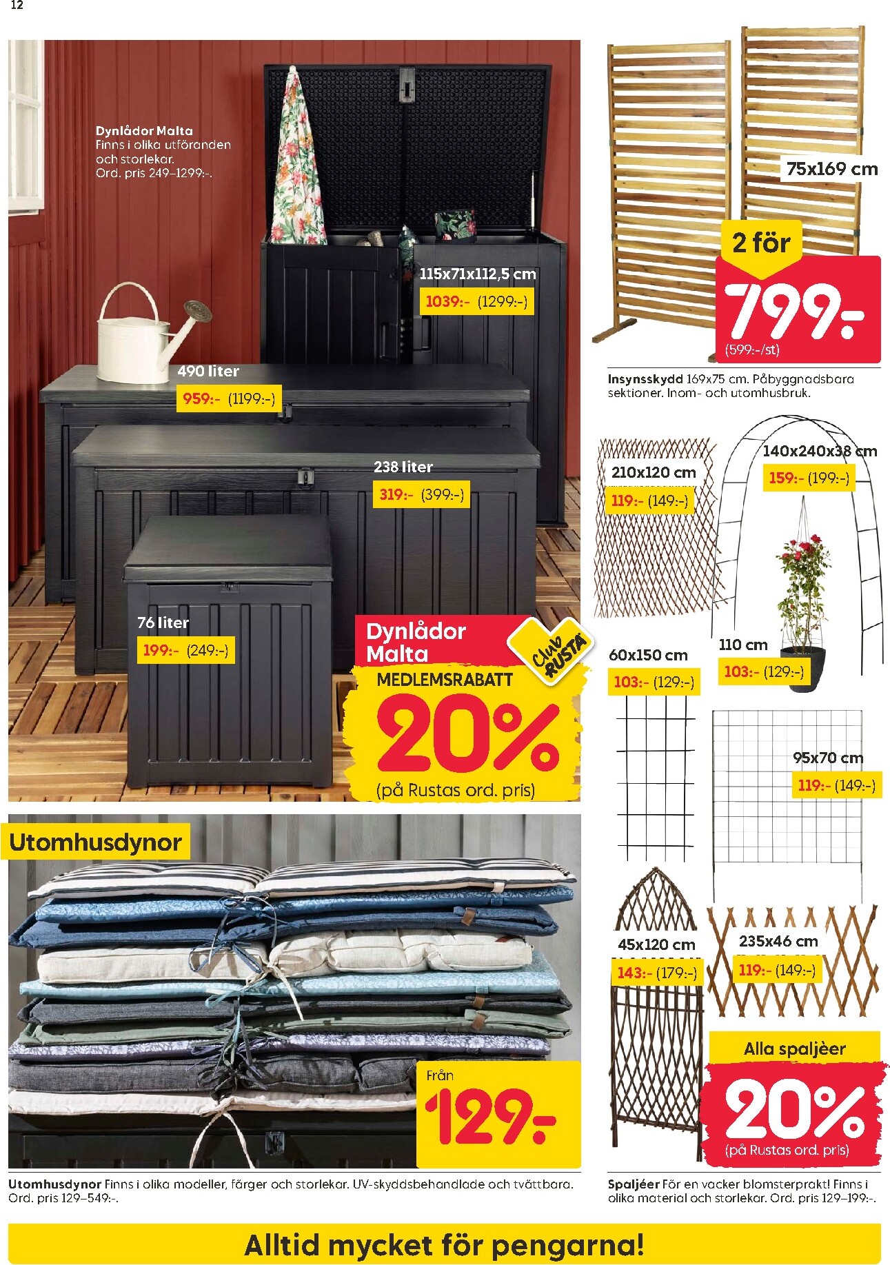 rusta - Rusta-reklambladet giltigt från 30/03/2026 - 06/04/2026 - page: 12