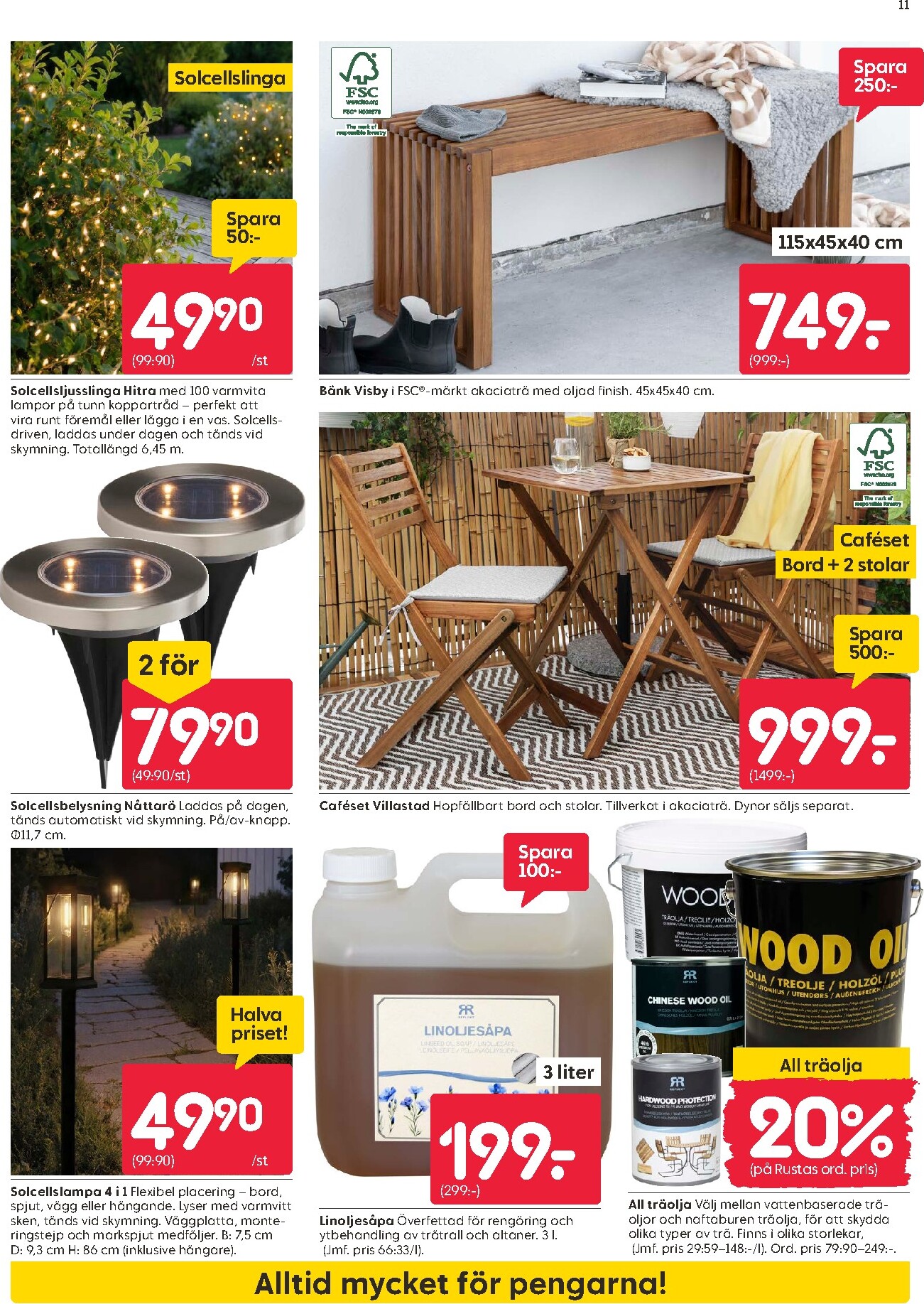 rusta - Rusta-reklambladet giltigt från 30/03/2026 - 06/04/2026 - page: 11