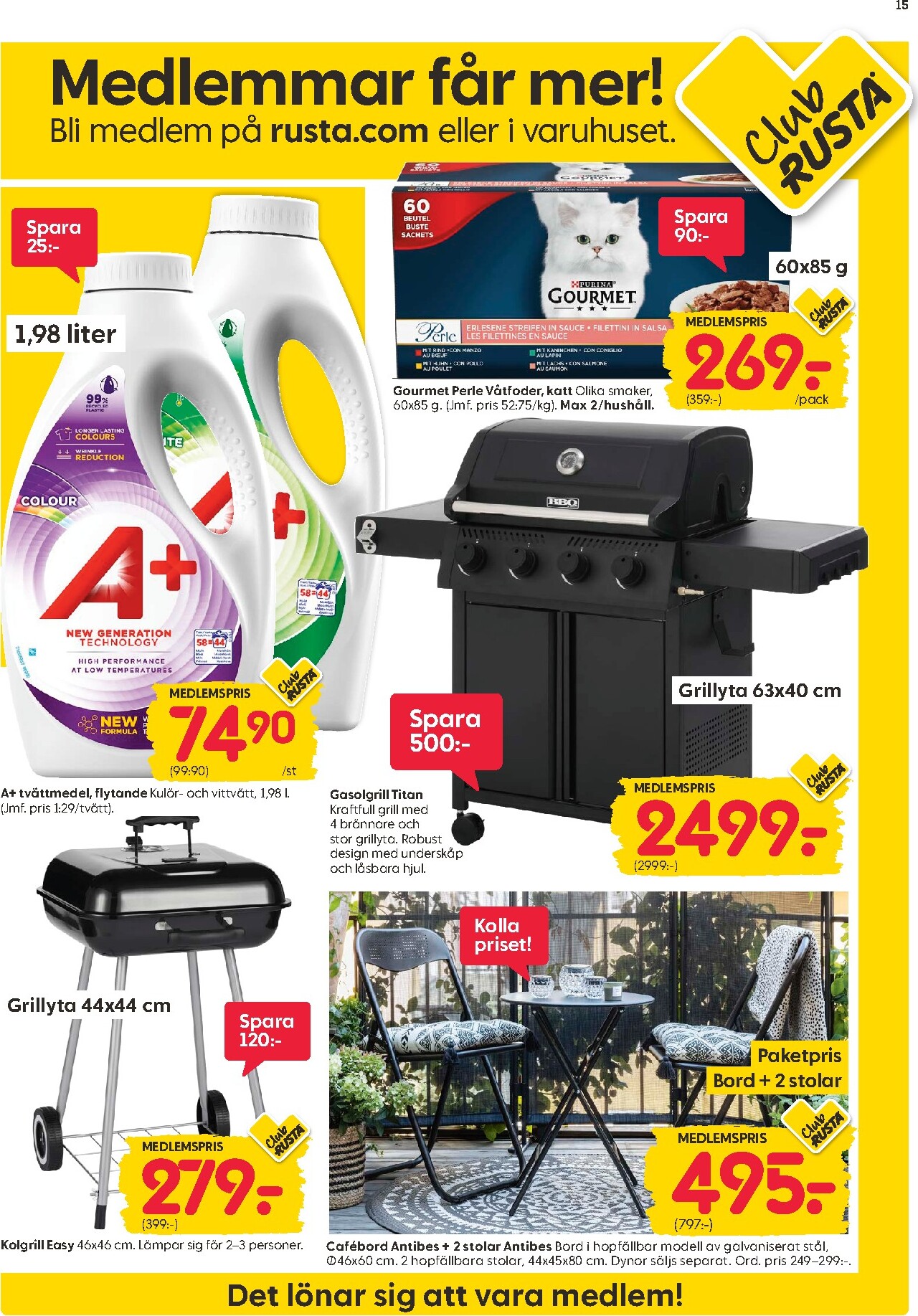 rusta - Rusta-reklambladet giltigt från 30/03/2026 - 06/04/2026 - page: 15