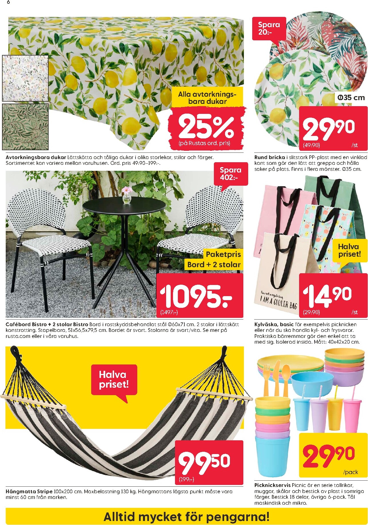 rusta - Rusta-reklambladet giltigt från 07/04/2026 - 12/04/2026 - page: 6