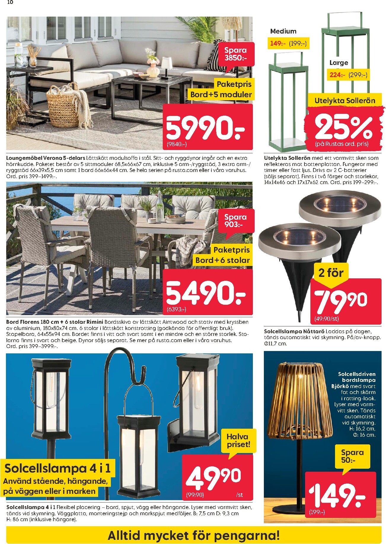 rusta - Rusta-reklambladet giltigt från 07/04/2026 - 12/04/2026 - page: 10