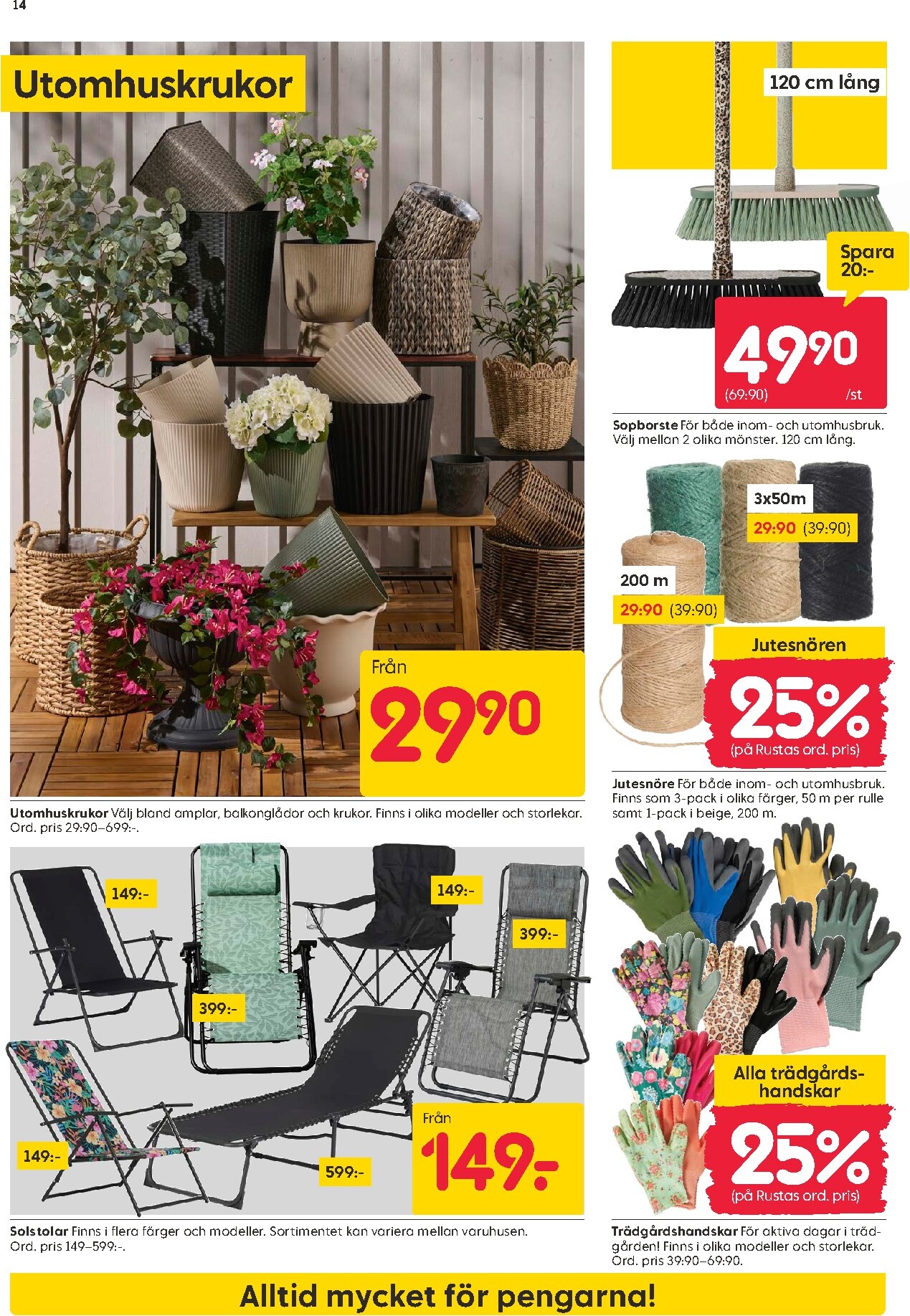 rusta - Aktuellt Rusta reklamblad giltigt från måndag 13/04/2026 till söndag 19/04/2026 - page: 14