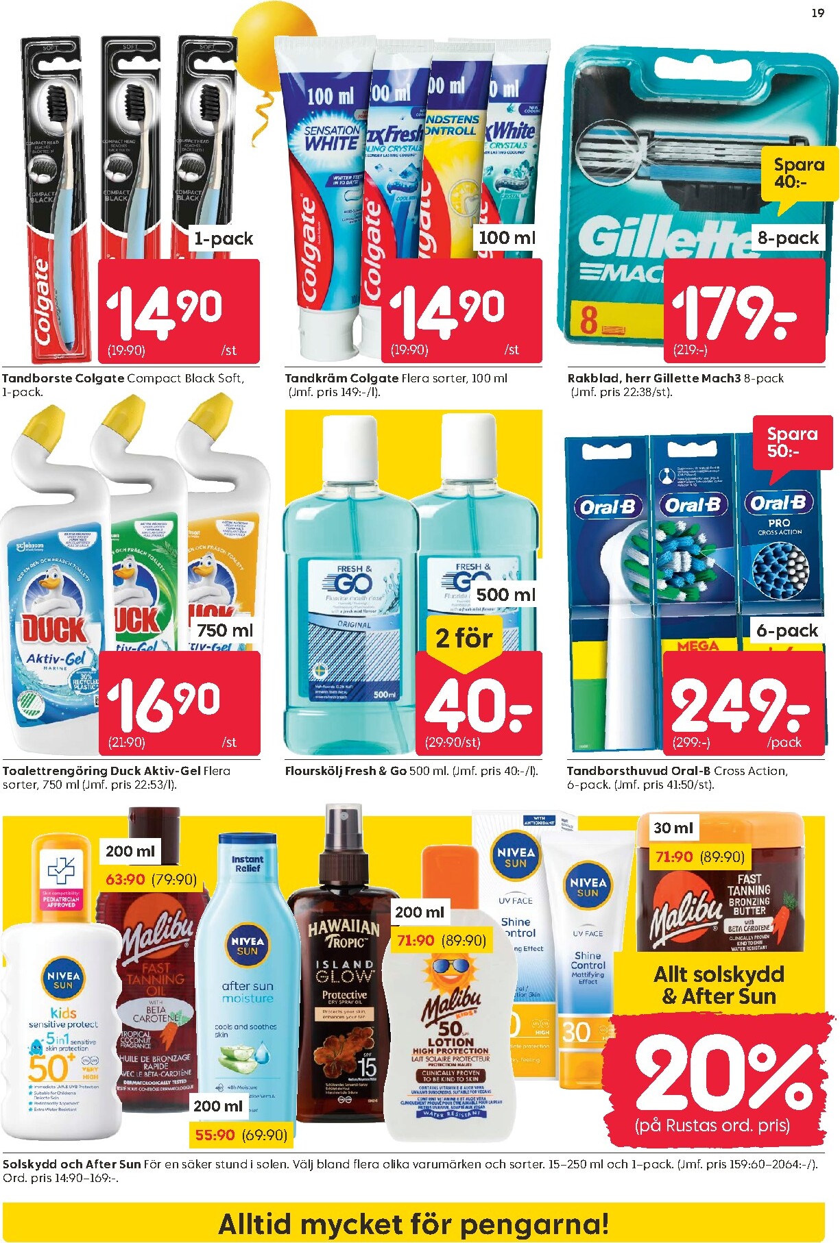 rusta - Aktuellt Rusta reklamblad giltigt från måndag 13/04/2026 till söndag 19/04/2026 - page: 19