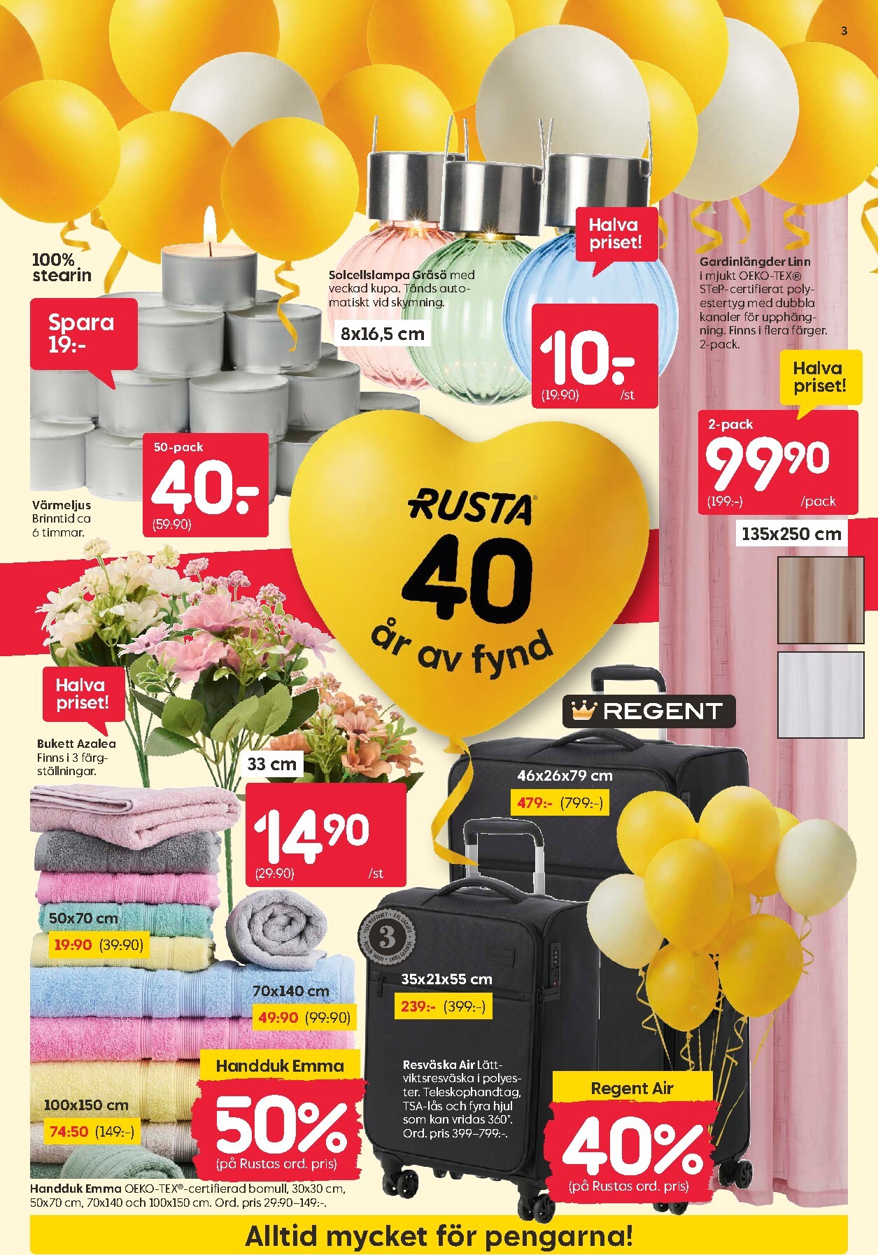 rusta - Aktuellt Rusta reklamblad giltigt från måndag 13/04/2026 till söndag 19/04/2026 - page: 3