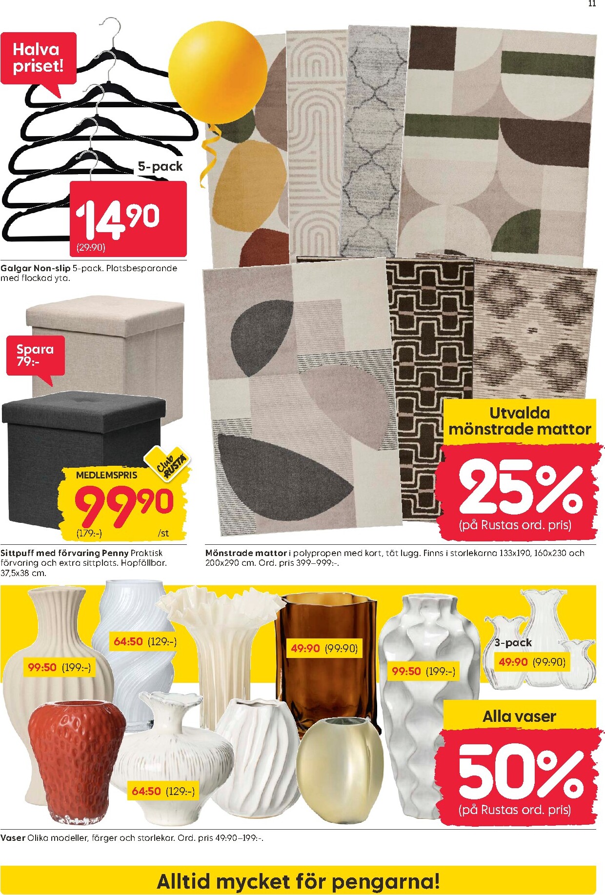 rusta - Aktuellt Rusta reklamblad giltigt från måndag 13/04/2026 till söndag 19/04/2026 - page: 11