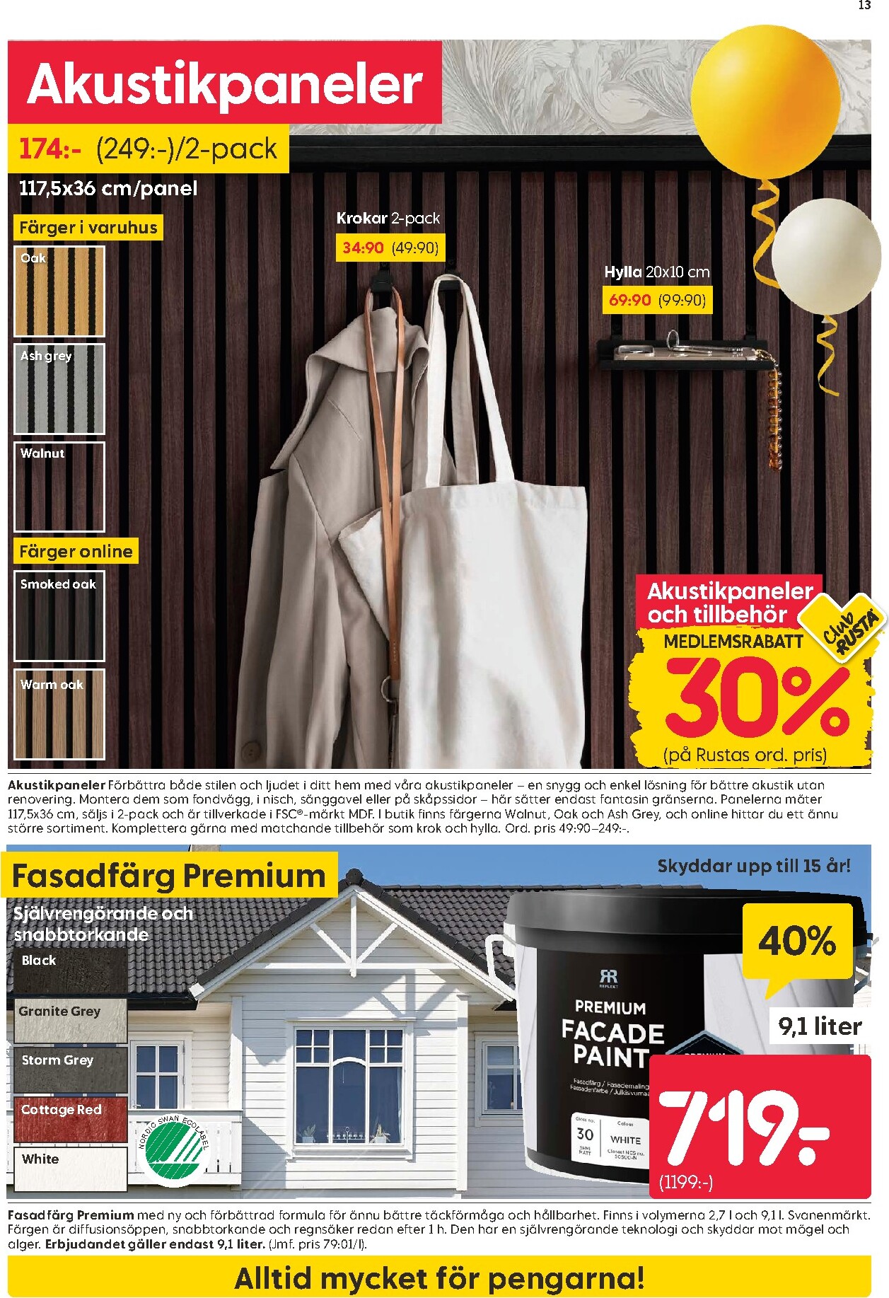 rusta - Aktuellt Rusta reklamblad giltigt från måndag 20/04/2026 till söndag 26/04/2026 - page: 13