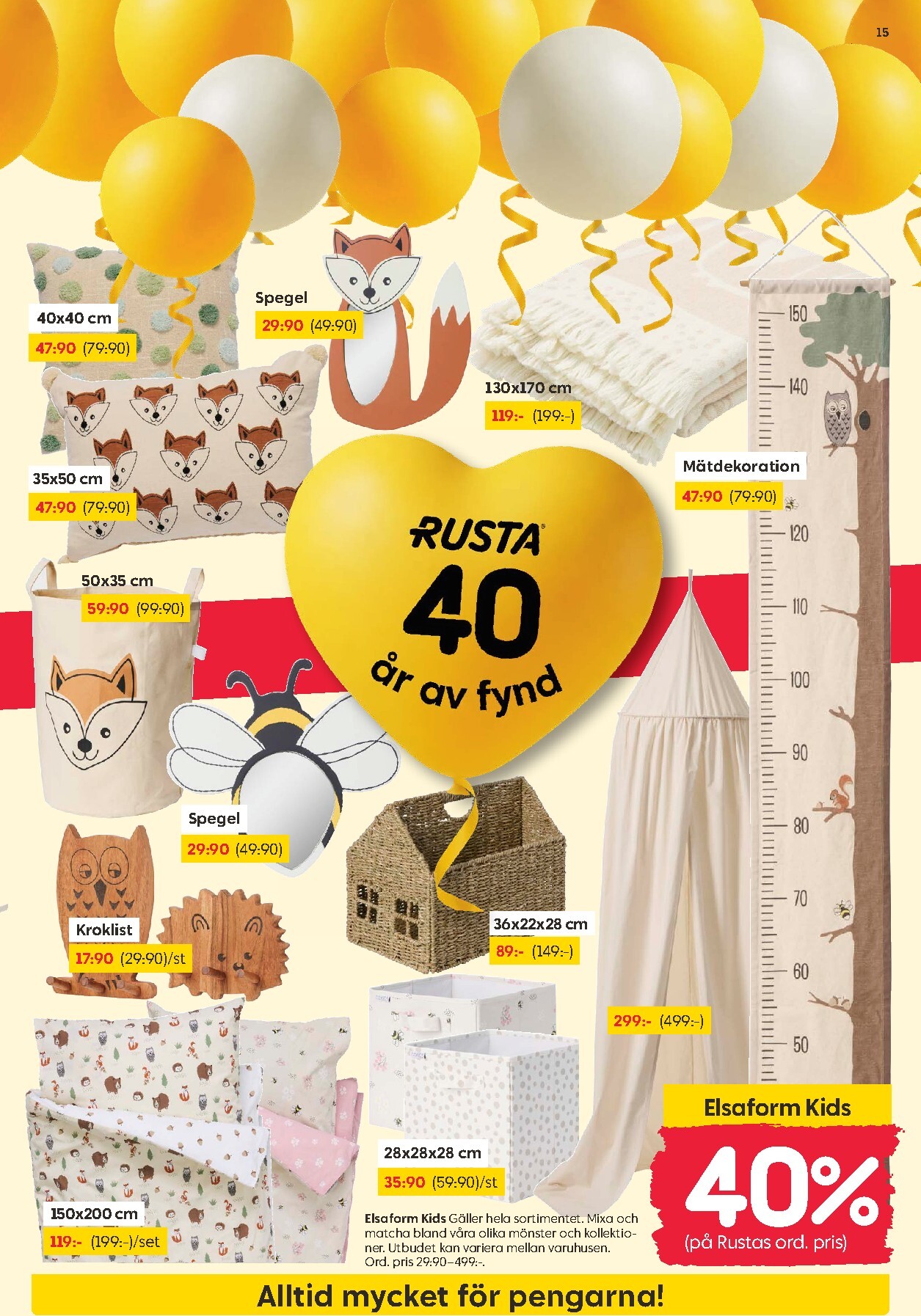 rusta - Aktuellt Rusta reklamblad giltigt från måndag 20/04/2026 till söndag 26/04/2026 - page: 15