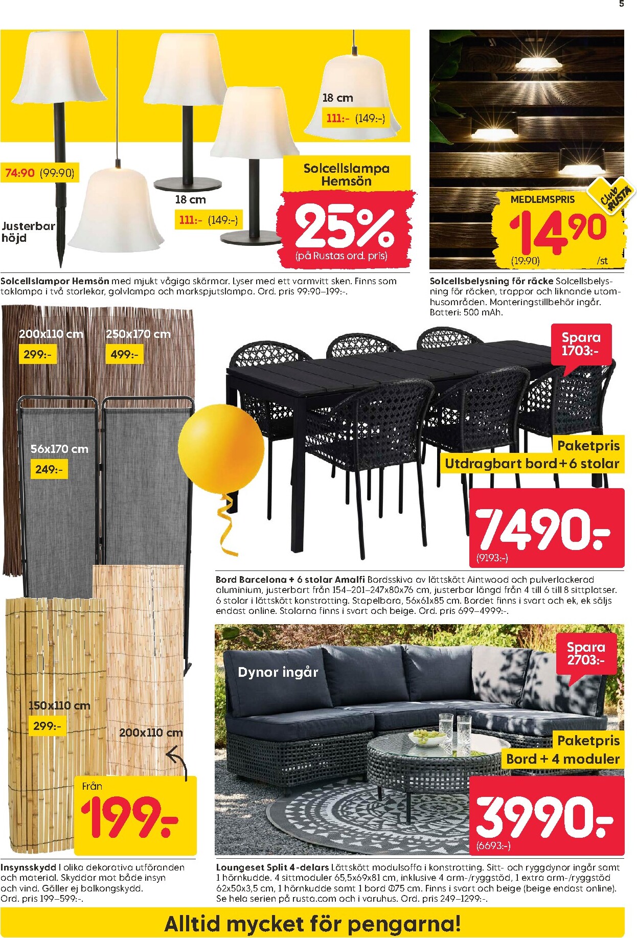 rusta - Aktuellt Rusta reklamblad giltigt från måndag 20/04/2026 till söndag 26/04/2026 - page: 5