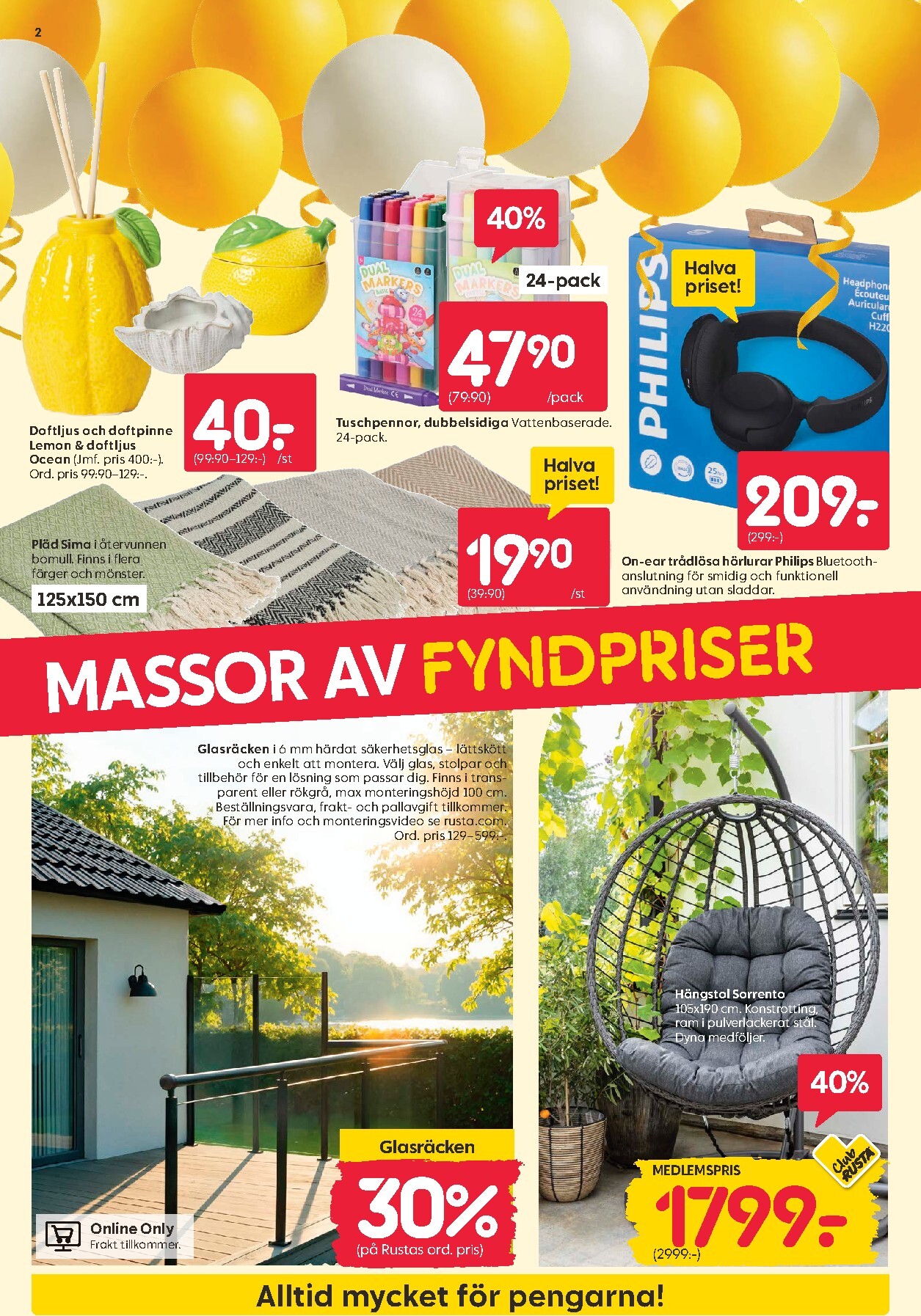 rusta - Aktuellt Rusta reklamblad giltigt från måndag 20/04/2026 till söndag 26/04/2026 - page: 2