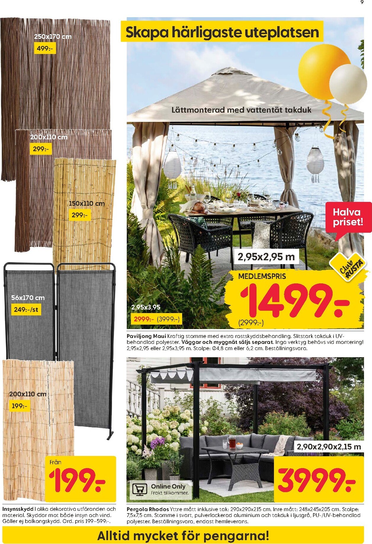 rusta - Aktuellt Rusta reklamblad giltigt från måndag 27/04/2026 till söndag 03/05/2026 - page: 9