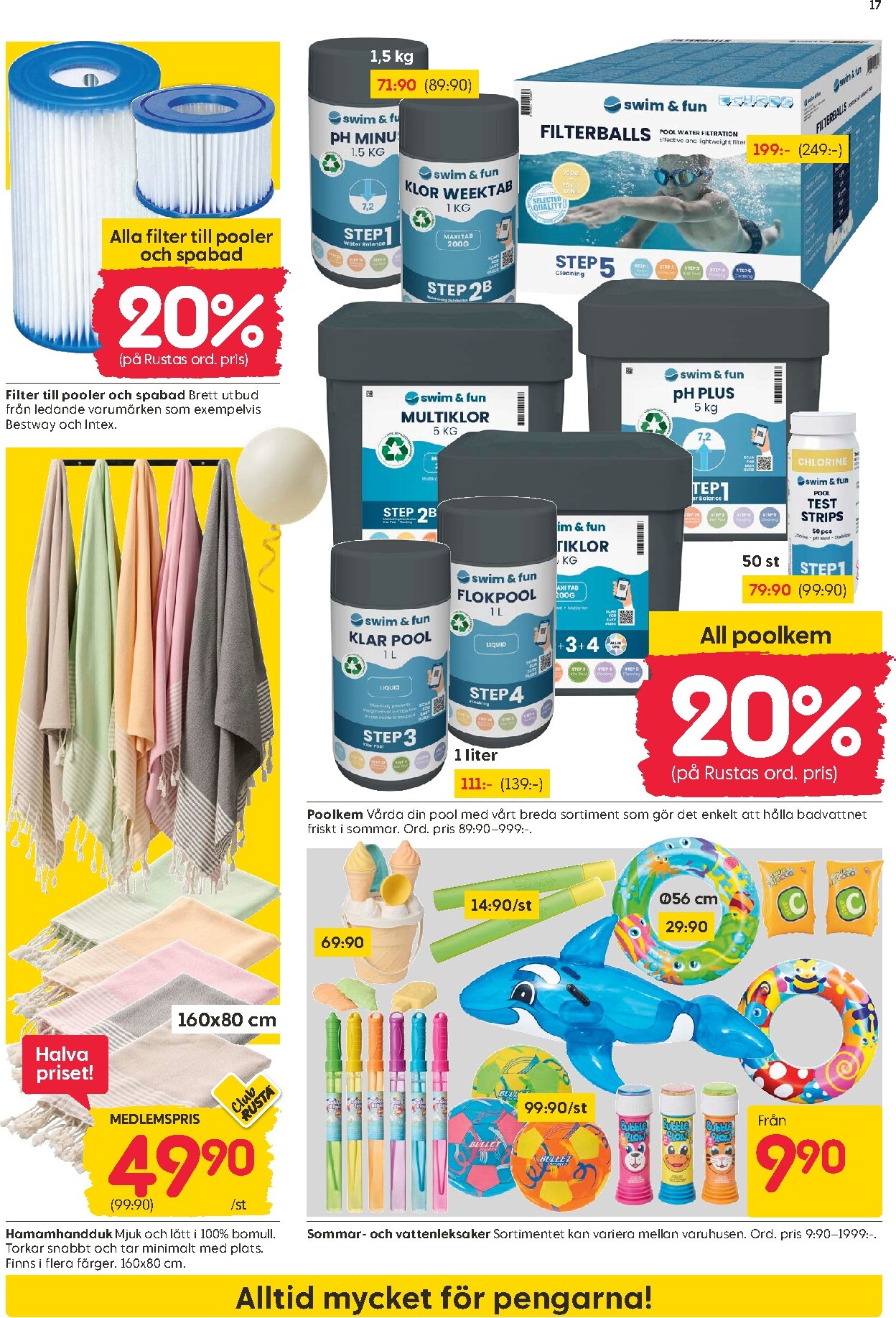 rusta - Aktuellt Rusta reklamblad giltigt från måndag 27/04/2026 till söndag 03/05/2026 - page: 17