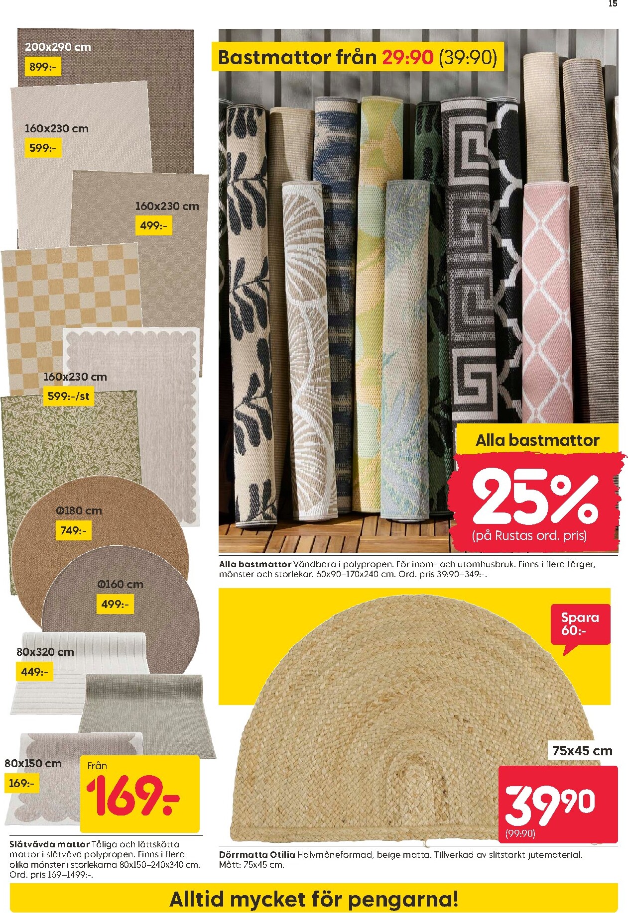 rusta - Aktuellt Rusta reklamblad giltigt från måndag 27/04/2026 till söndag 03/05/2026 - page: 15