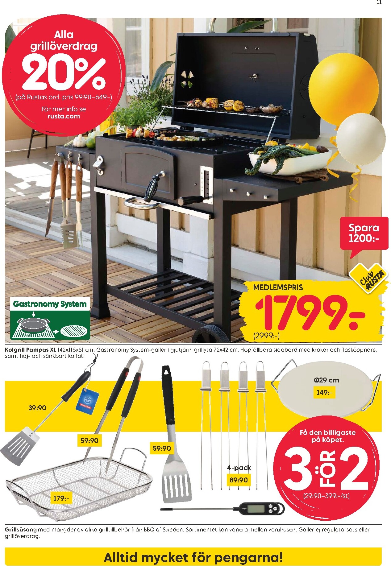 rusta - Aktuellt Rusta reklamblad giltigt från måndag 27/04/2026 till söndag 03/05/2026 - page: 11