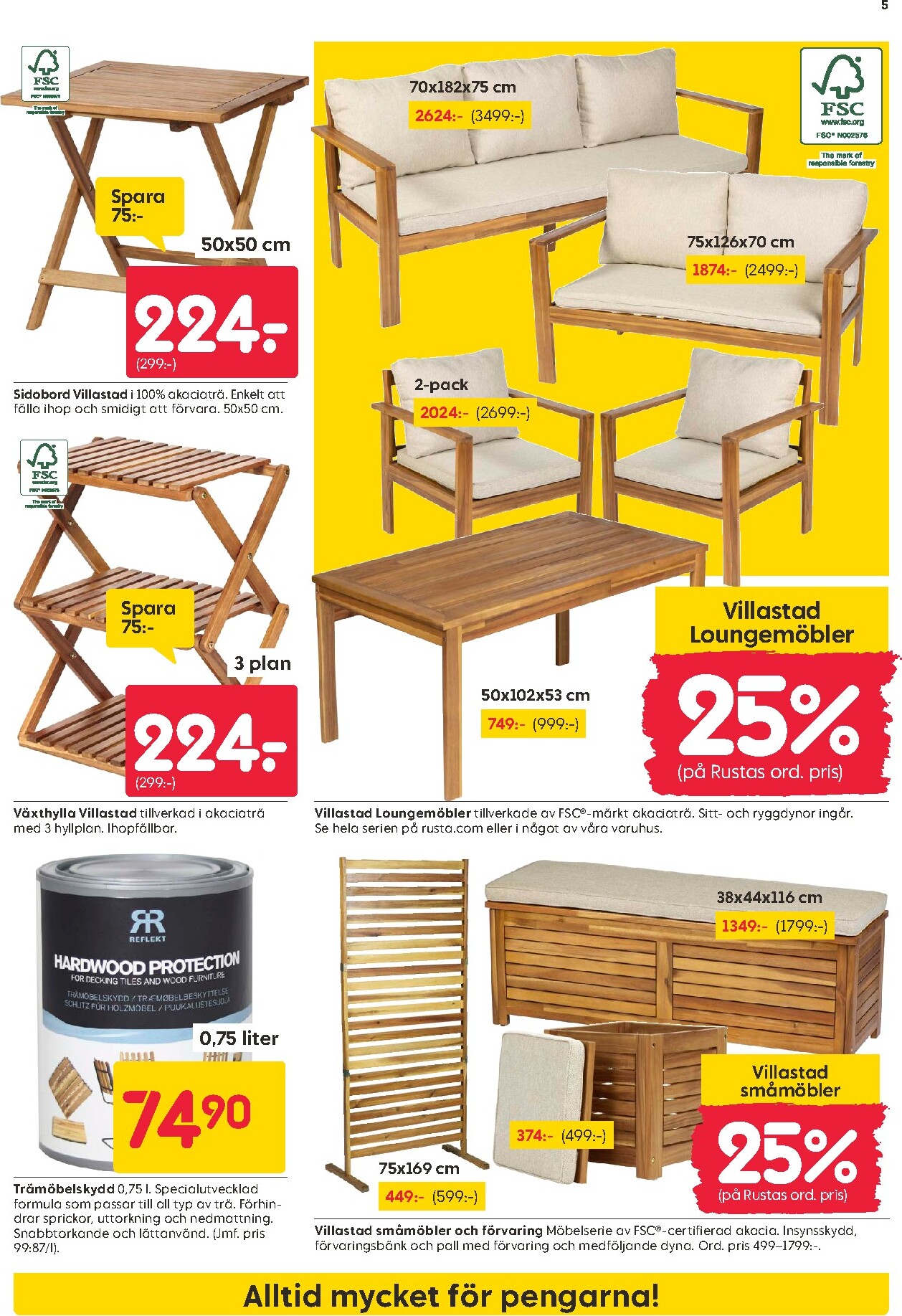 rusta - Aktuellt Rusta reklamblad giltigt från måndag 27/04/2026 till söndag 03/05/2026 - page: 5