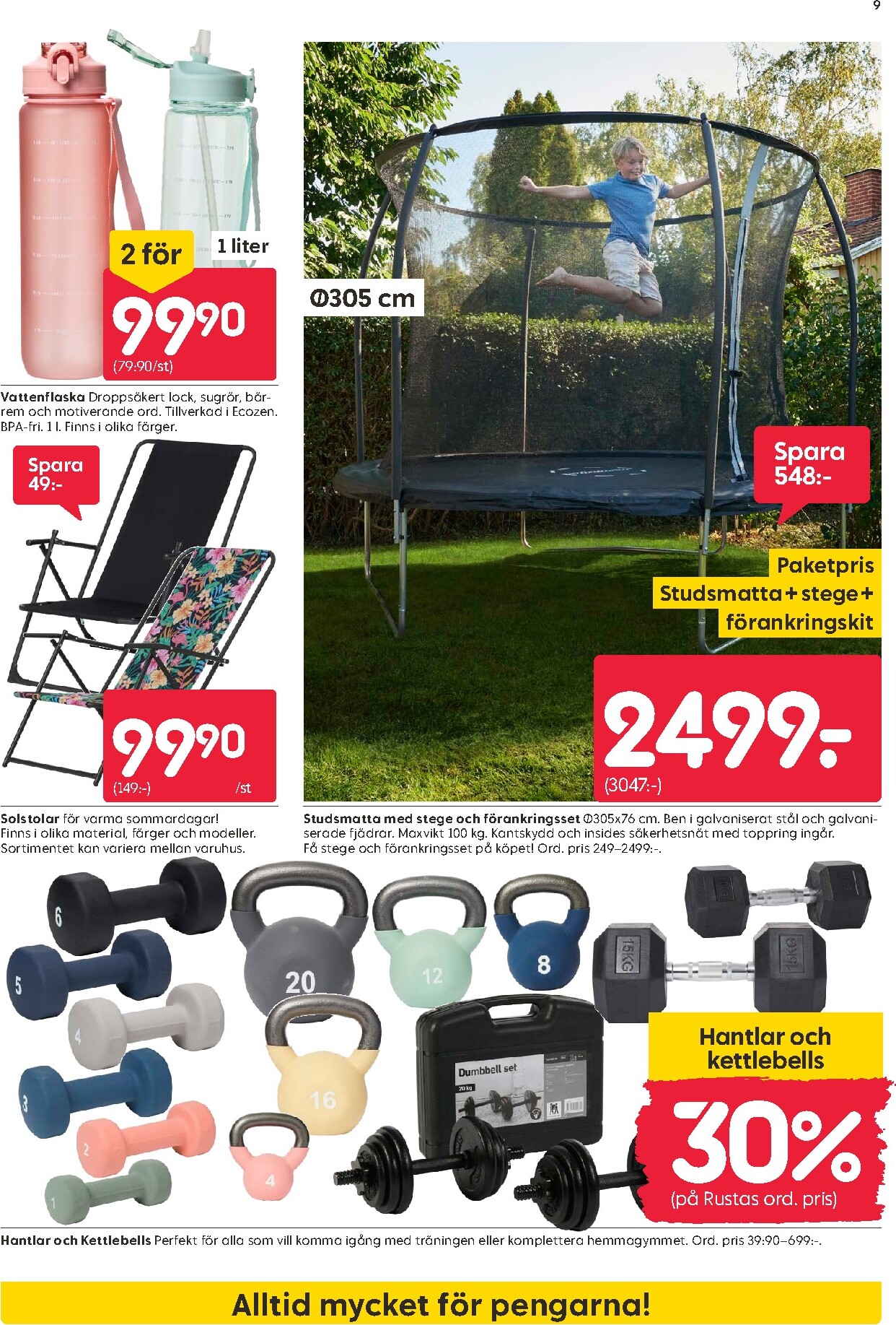 rusta - Aktuellt Rusta reklamblad giltigt från måndag 04/05/2026 till söndag 10/05/2026 - page: 9