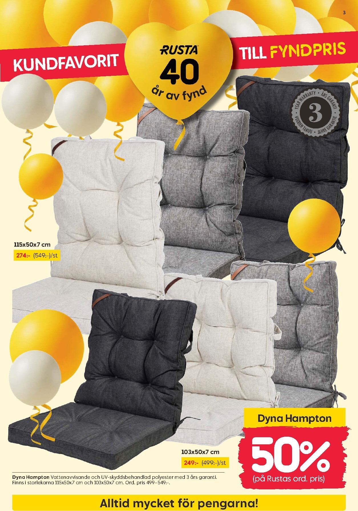 rusta - Aktuellt Rusta reklamblad giltigt från måndag 04/05/2026 till söndag 10/05/2026 - page: 3