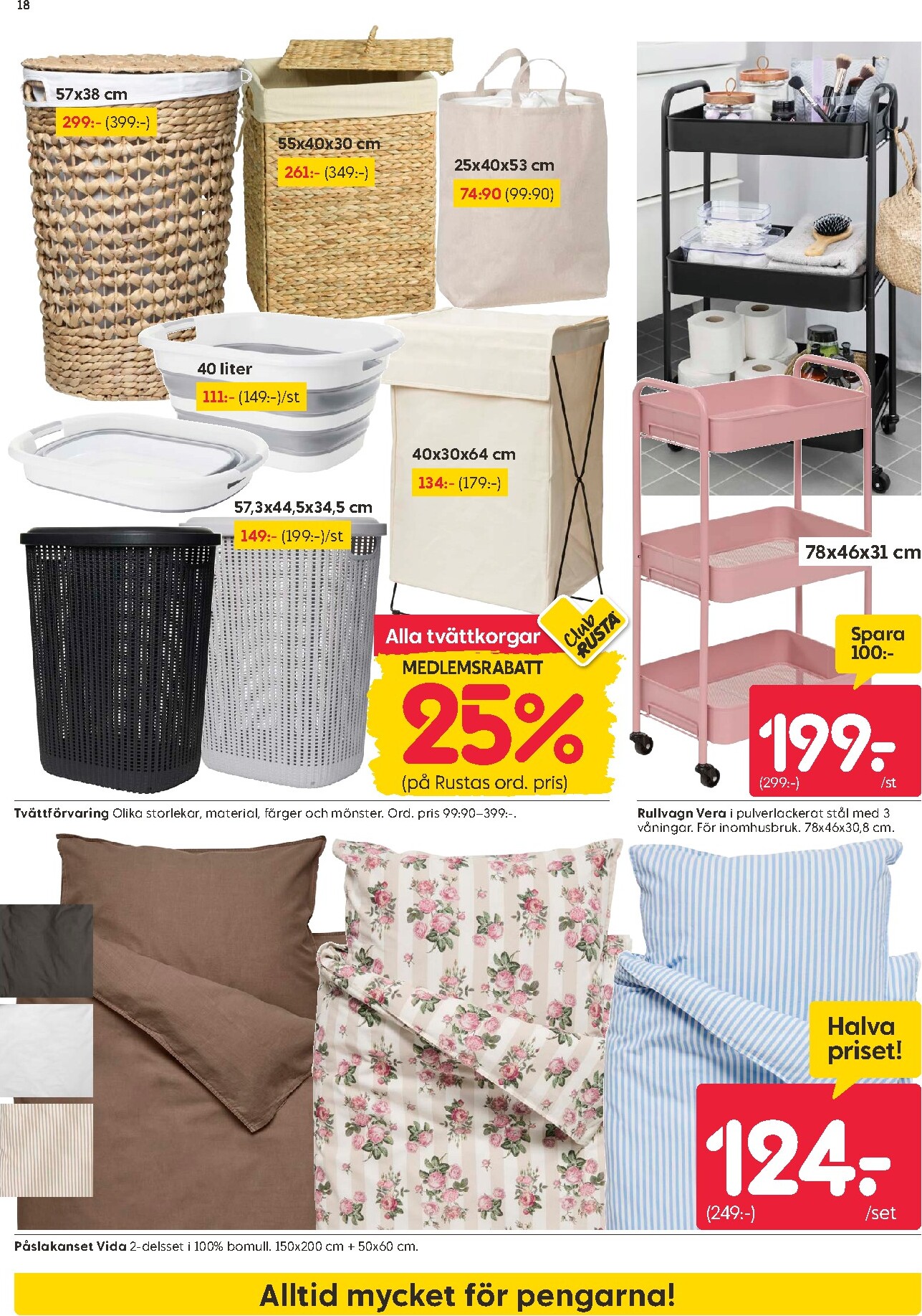rusta - Aktuellt Rusta reklamblad giltigt från måndag 11/05/2026 till söndag 17/05/2026 - page: 18