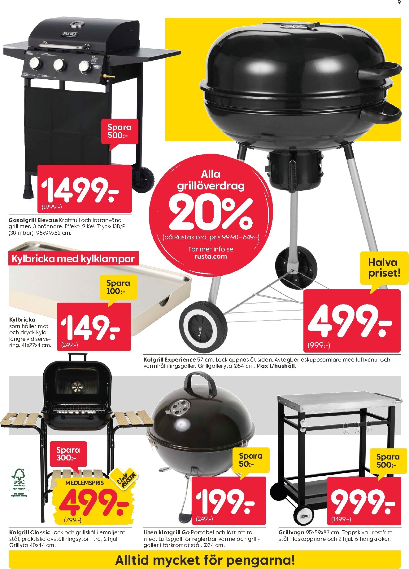 rusta - Aktuellt Rusta reklamblad giltigt från måndag 11/05/2026 till söndag 17/05/2026 - page: 9