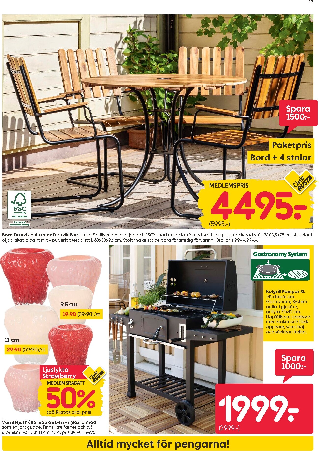 rusta - Aktuellt Rusta reklamblad giltigt från måndag 11/05/2026 till söndag 17/05/2026 - page: 17