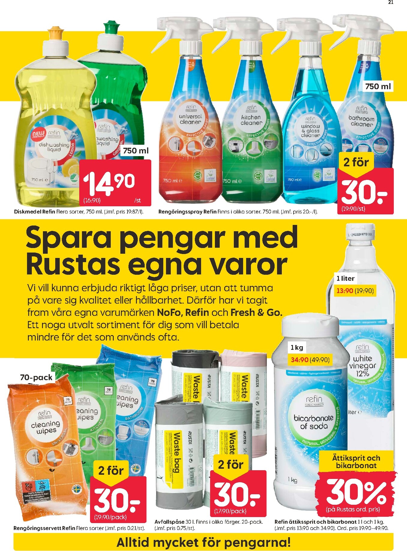 rusta - Aktuellt Rusta reklamblad giltigt från måndag 11/05/2026 till söndag 17/05/2026 - page: 21
