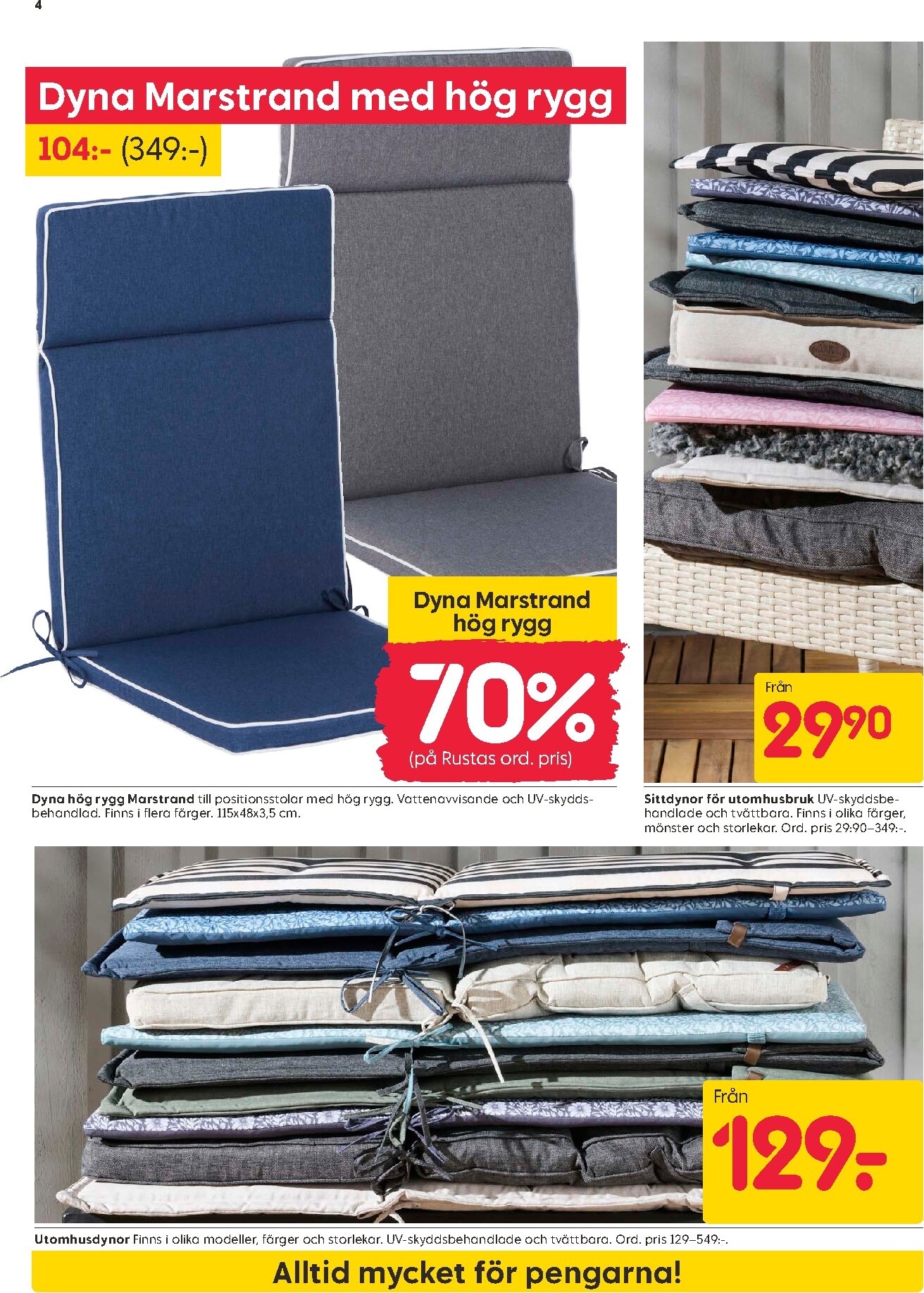 rusta - Aktuellt Rusta reklamblad giltigt från måndag 11/05/2026 till söndag 17/05/2026 - page: 4