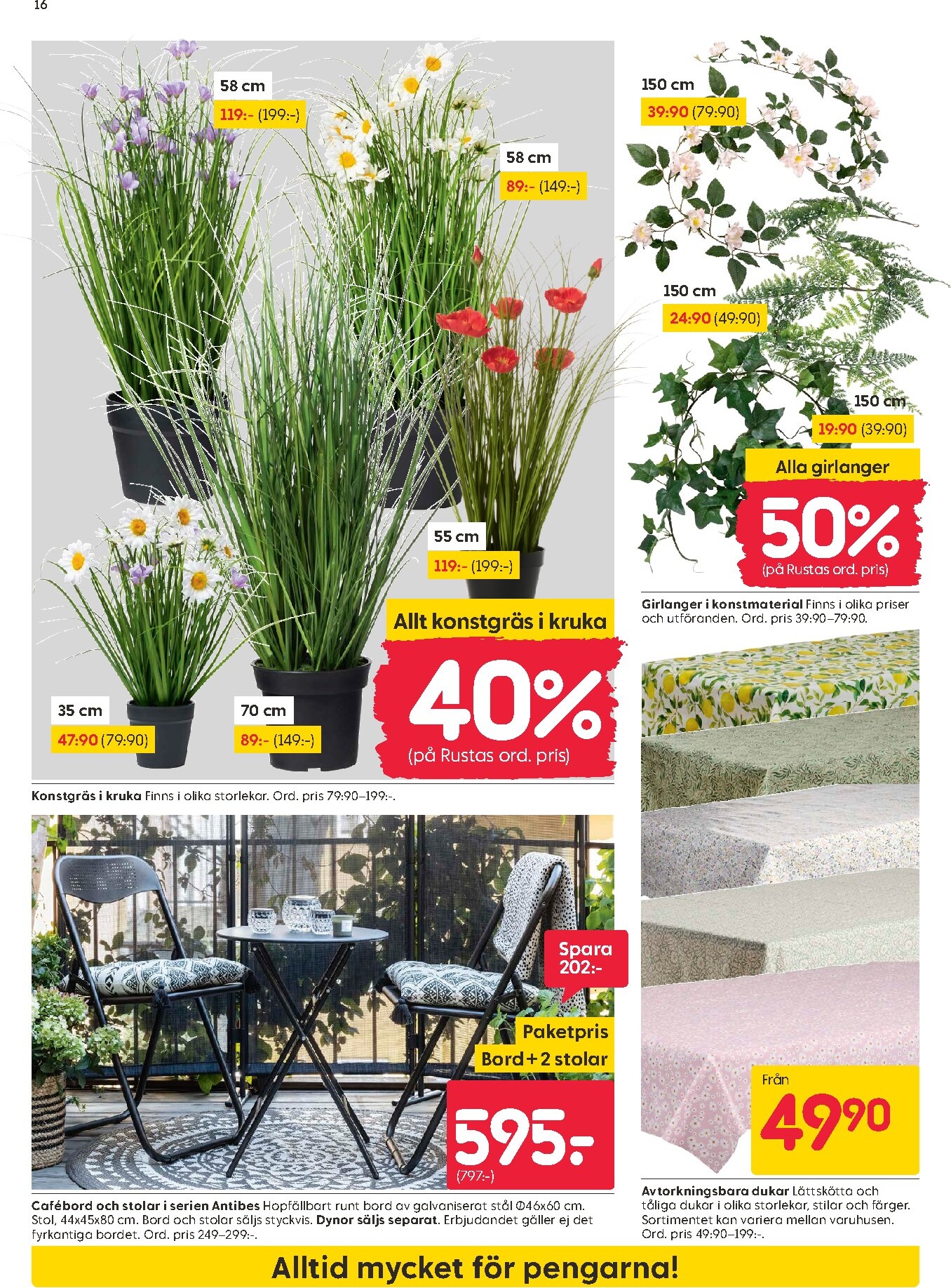 rusta - Aktuellt Rusta reklamblad giltigt från måndag 11/05/2026 till söndag 17/05/2026 - page: 16