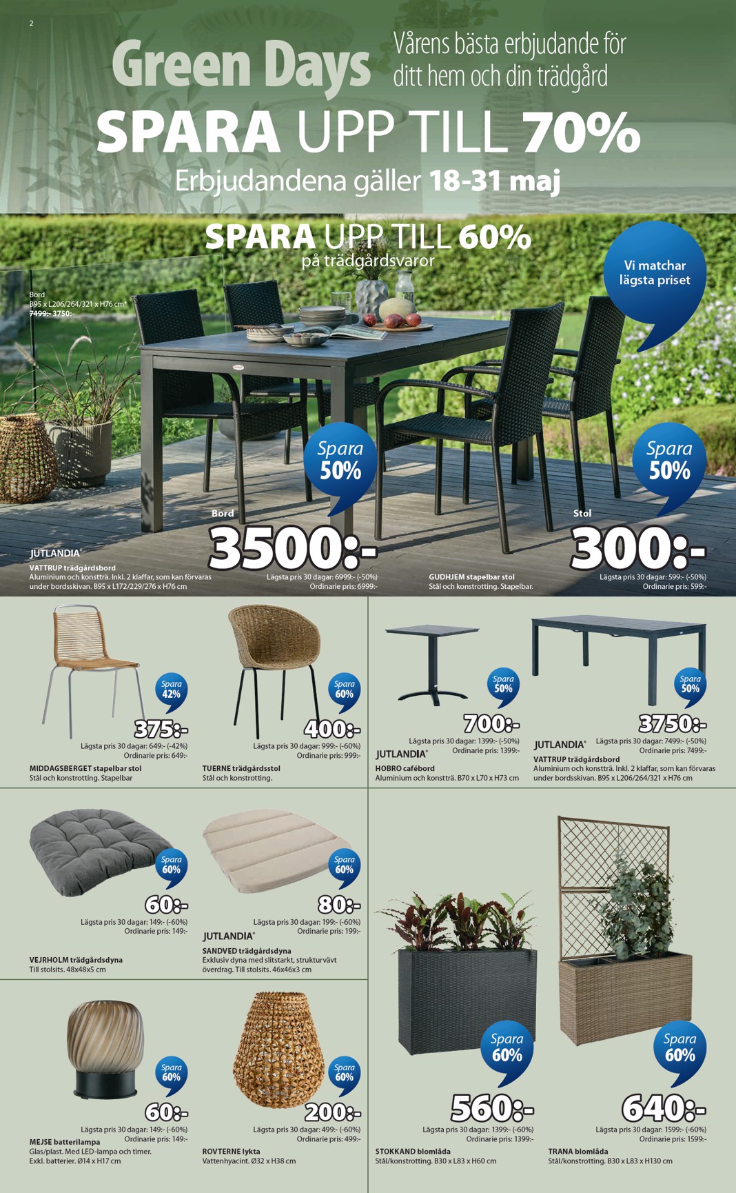 jysk - Aktuellt JYSK reklamblad från måndag, 18/05/2026 till söndag, 31/05/2026 - page: 2