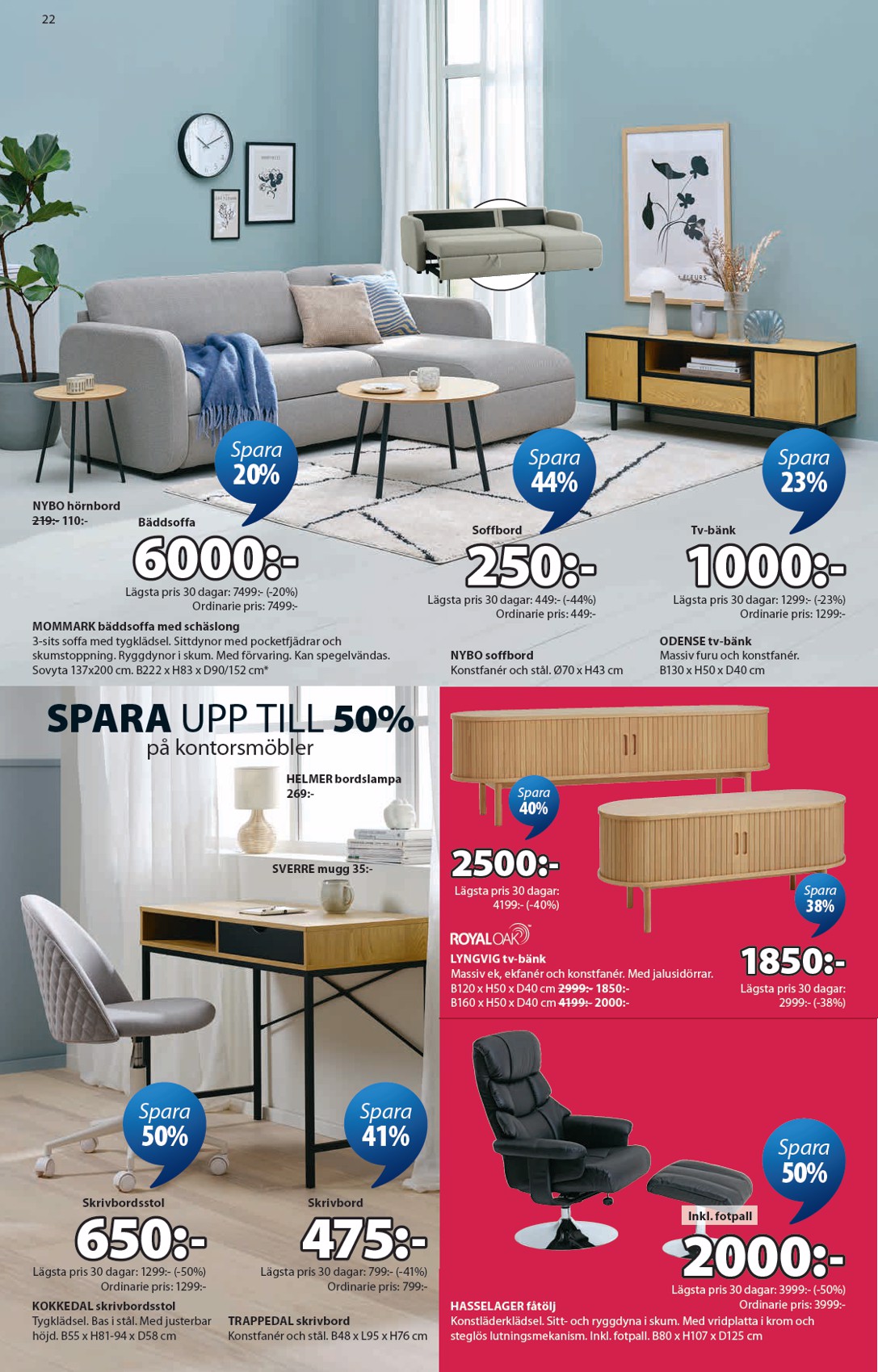 jysk - Aktuellt JYSK reklamblad från måndag, 01/06/2026 till söndag, 28/06/2026 - page: 22