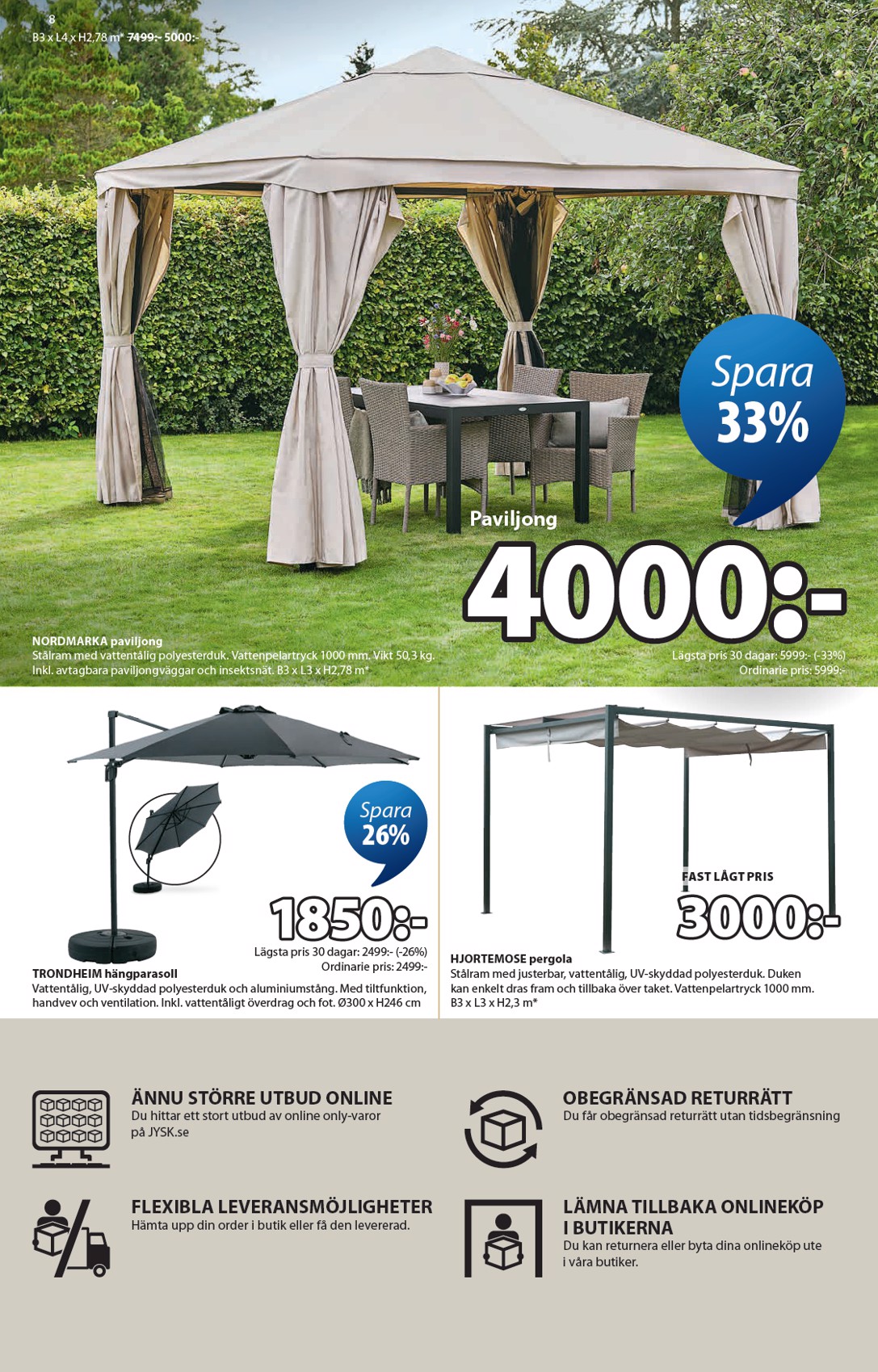 jysk - Aktuellt JYSK reklamblad från måndag, 01/06/2026 till söndag, 28/06/2026 - page: 8