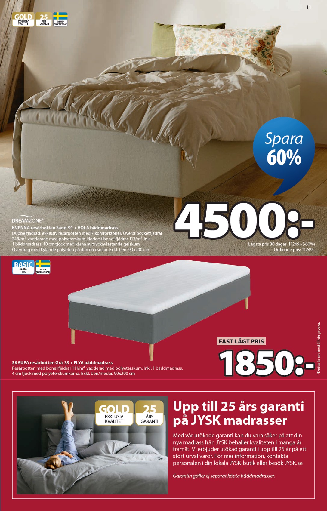 jysk - Aktuellt JYSK reklamblad från måndag, 01/06/2026 till söndag, 28/06/2026 - page: 11