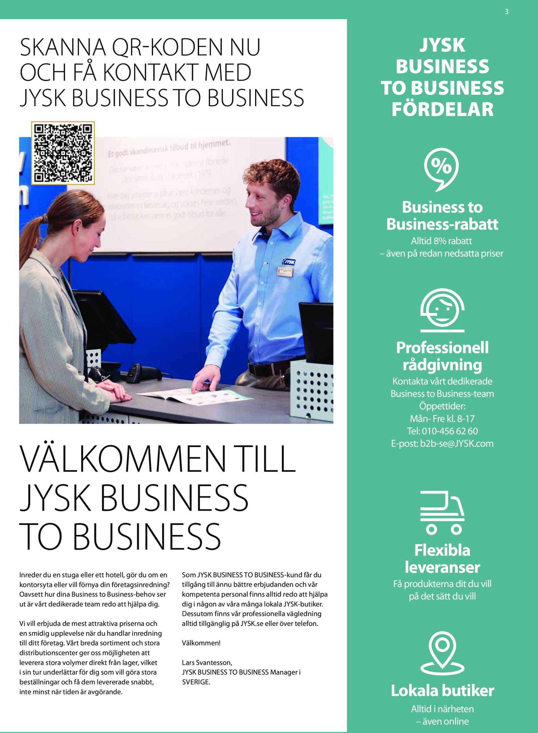 jysk - JYSK - Business to Business-reklambladet är giltigt från 01.01. - 31.12. - page: 3