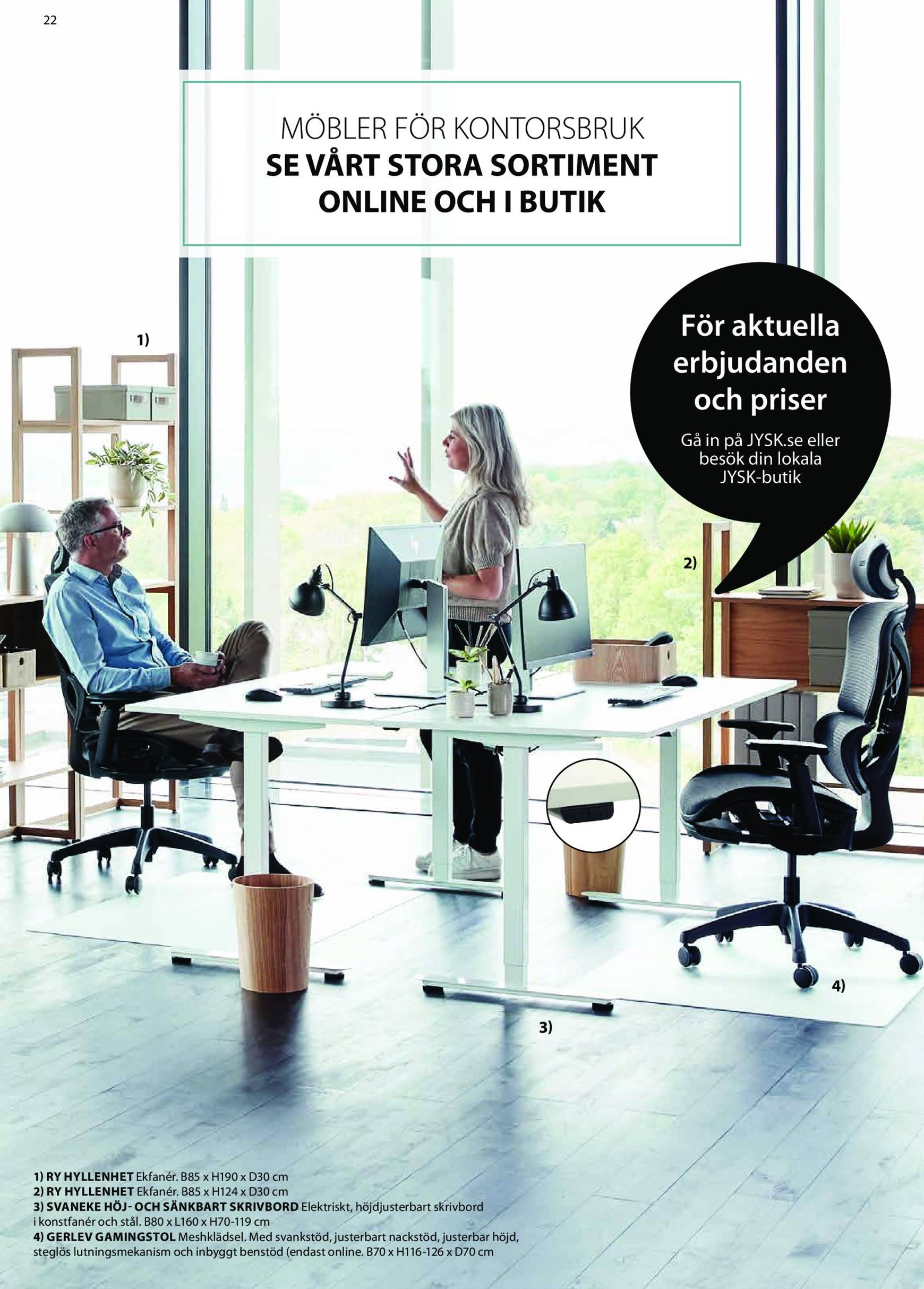 jysk - JYSK - Business to Business-reklambladet är giltigt från 01.01. - 31.12. - page: 22