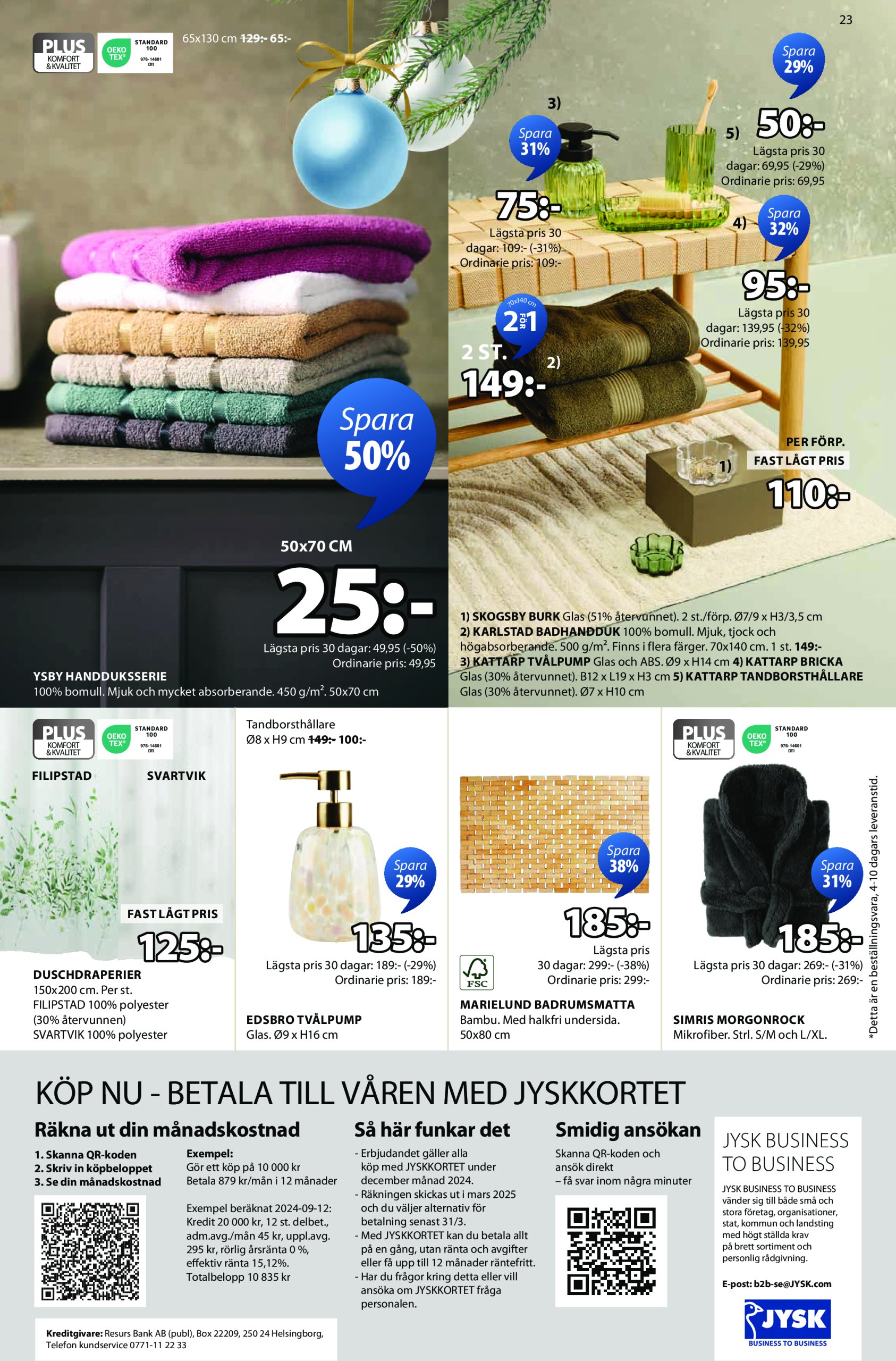 jysk - JYSK-reklambladet giltigt från 09/12 - 23/12 - page: 23