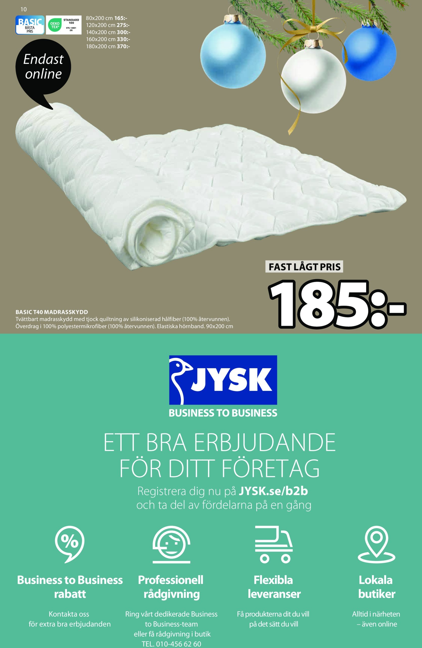 jysk - JYSK-reklambladet giltigt från 09/12 - 23/12 - page: 10