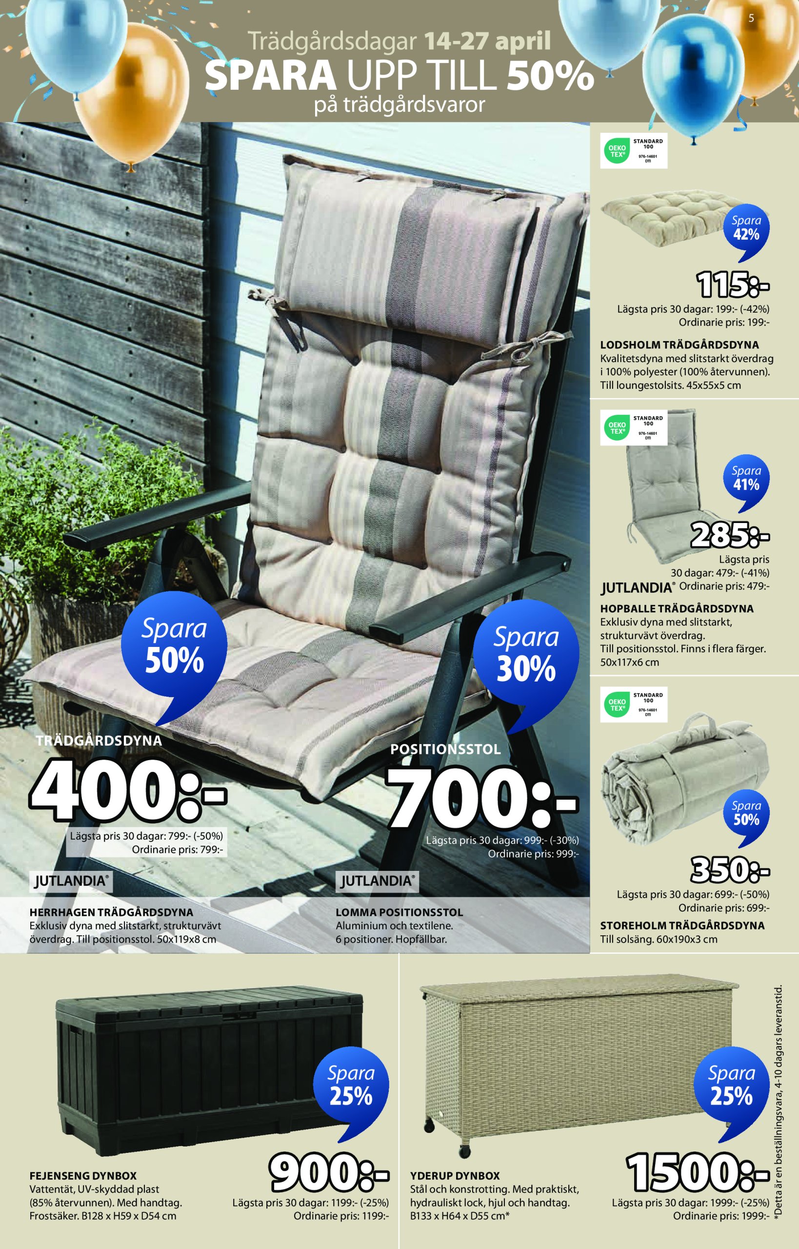 jysk - JYSK-reklambladet giltigt från 14/04 - 27/04 - page: 5