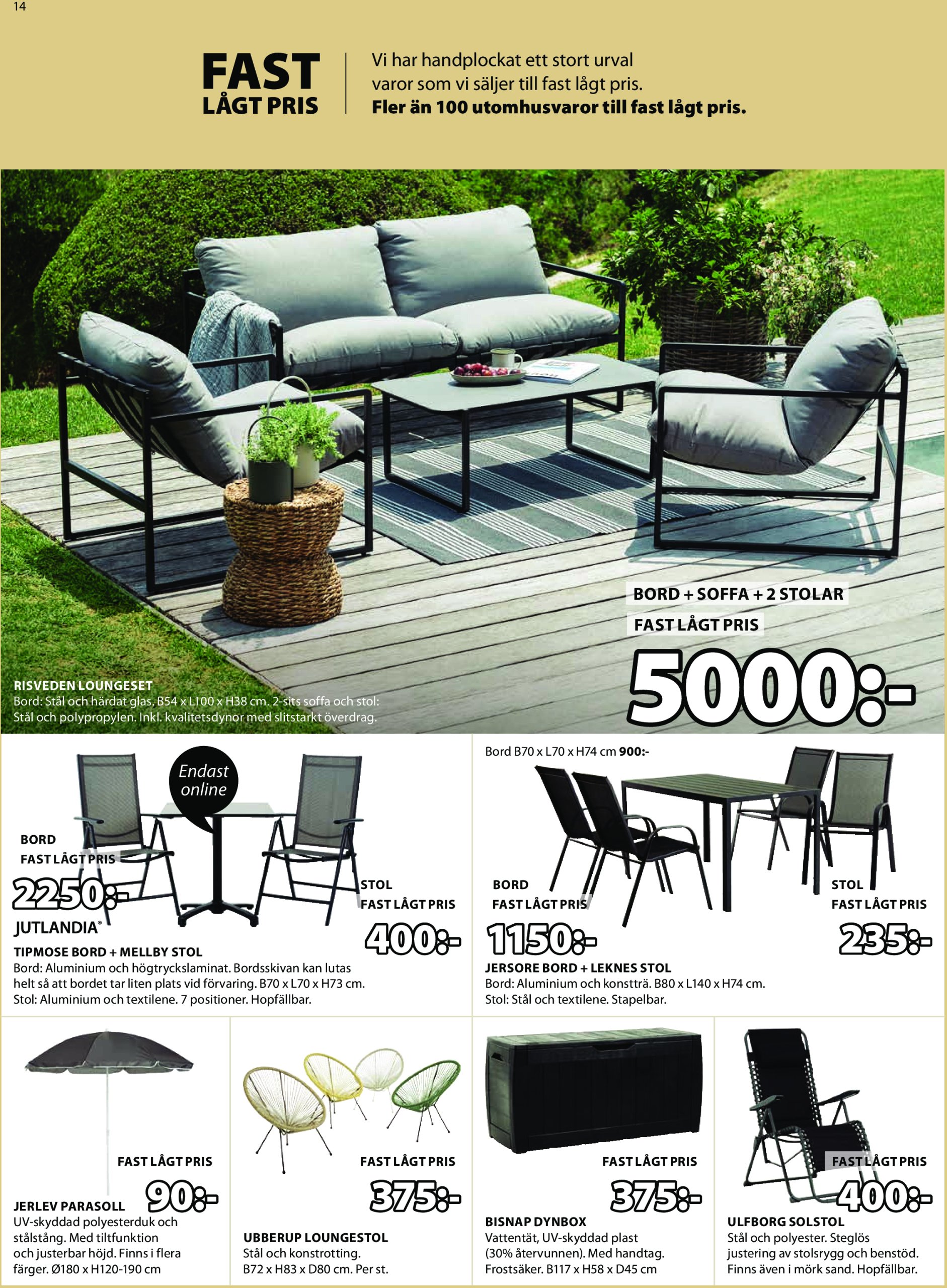 jysk - JYSK-reklambladet giltigt från 28/04 - 11/05 - page: 14