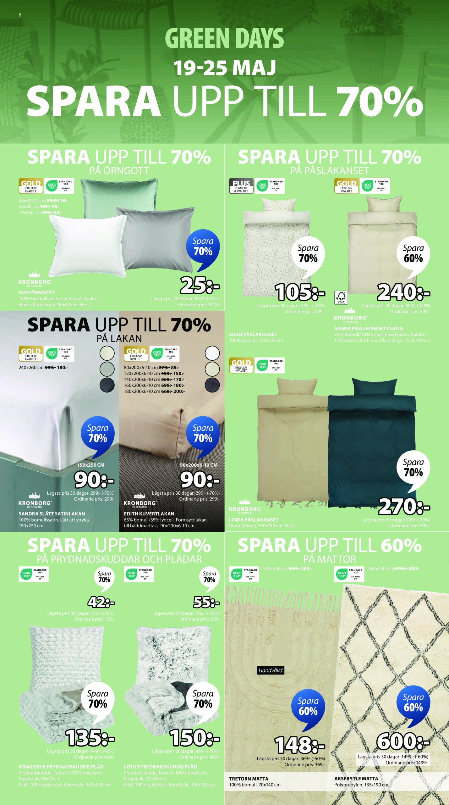 jysk - JYSK-reklambladet giltigt från 19/05 - 25/05 - page: 6