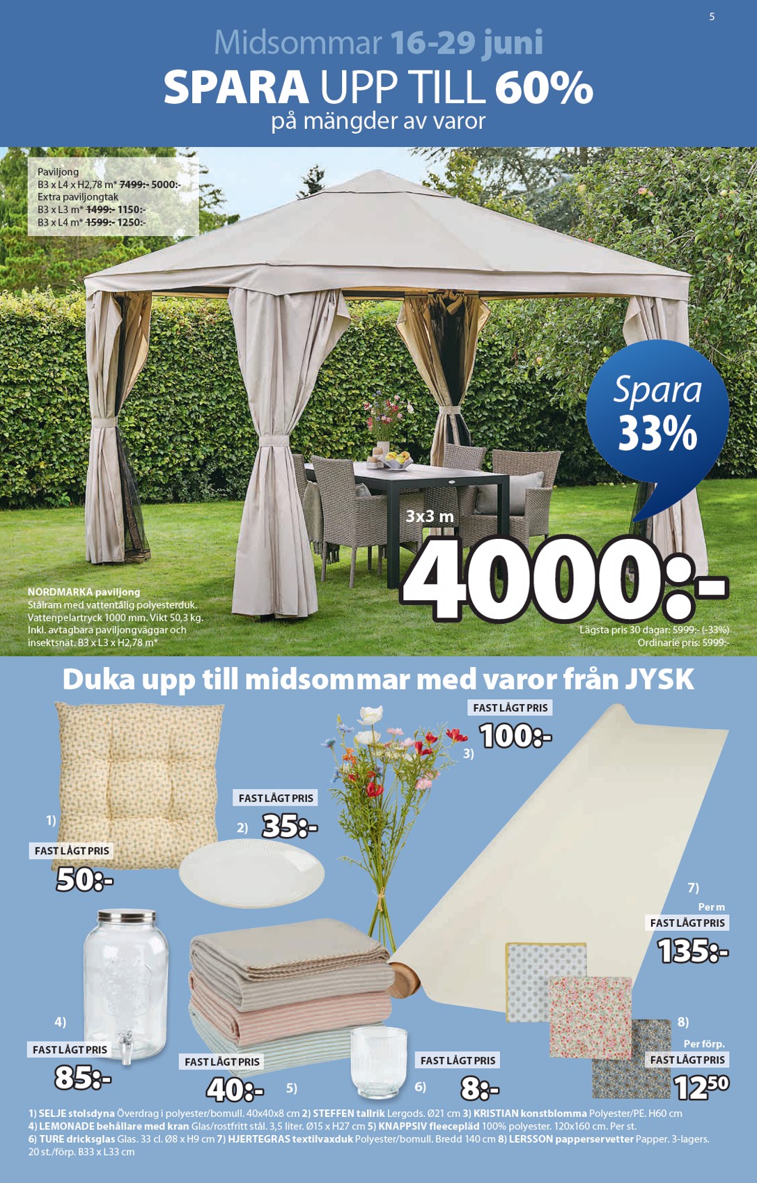 jysk - JYSK-reklambladet giltigt från 16/06 - 29/06 - page: 5