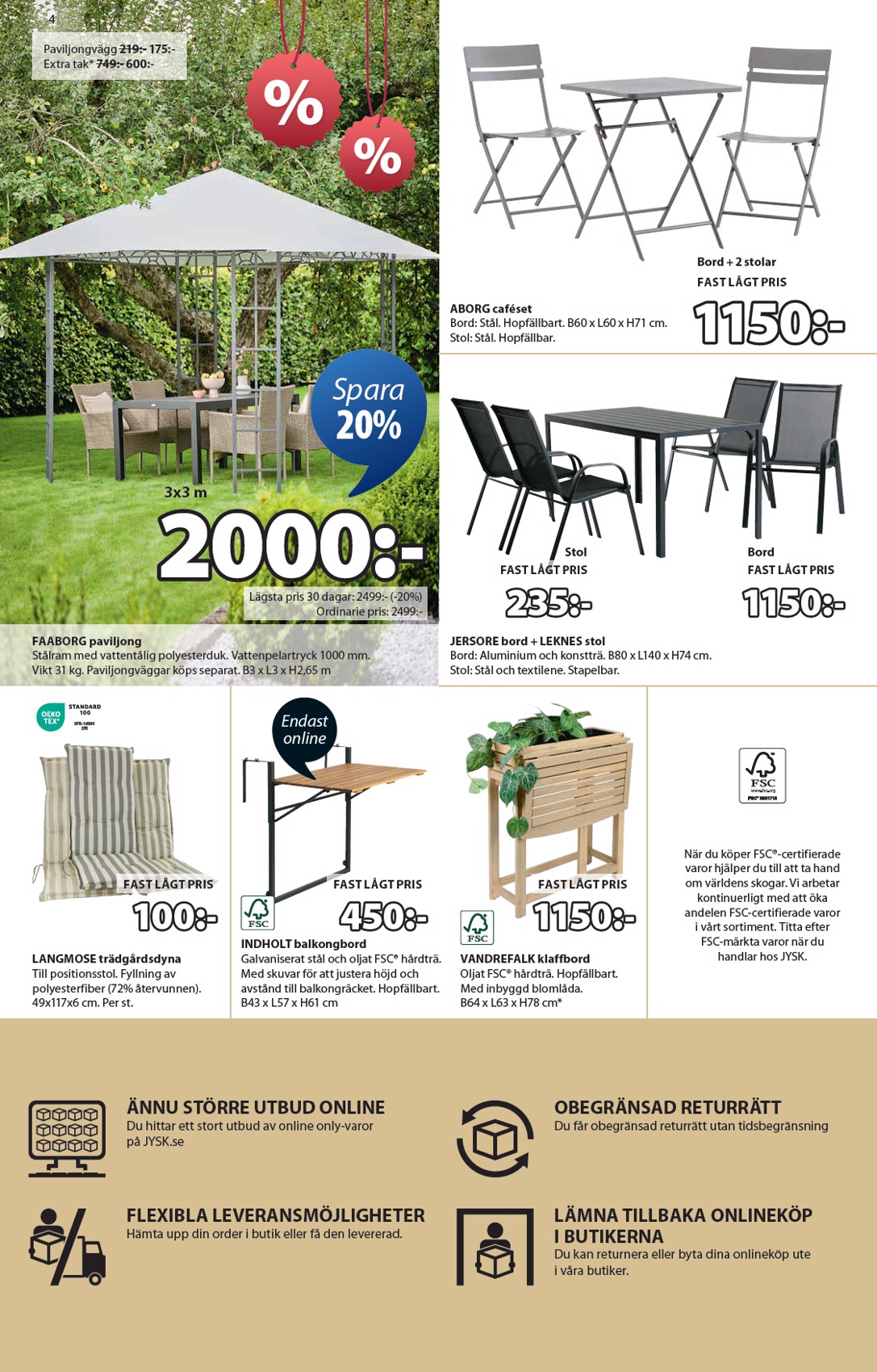 jysk - JYSK-reklambladet giltigt från 23/06 - 06/07 - page: 4