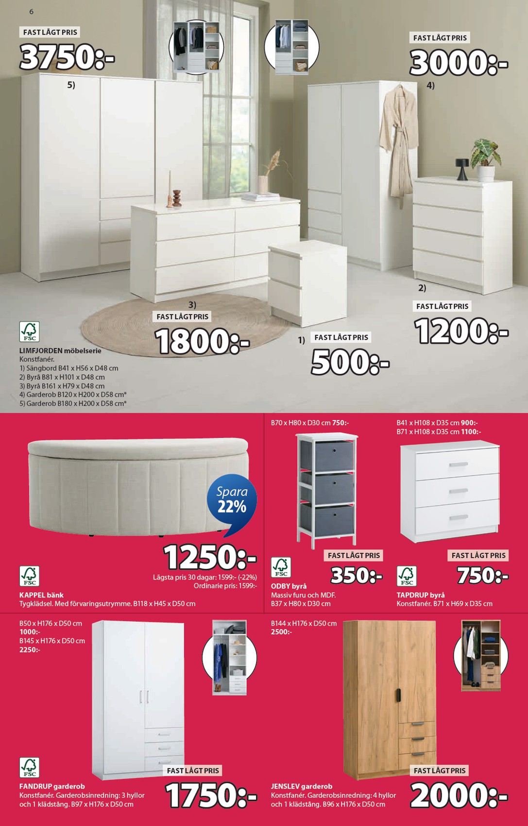 jysk - JYSK-reklambladet giltigt från 23/06 - 06/07 - page: 6