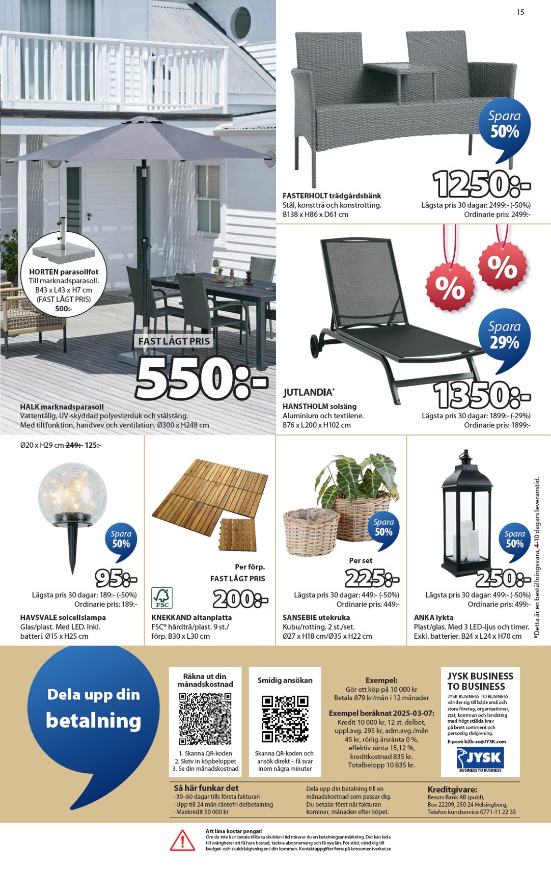 jysk - JYSK-reklambladet giltigt från 07/07 - 20/07 - page: 15