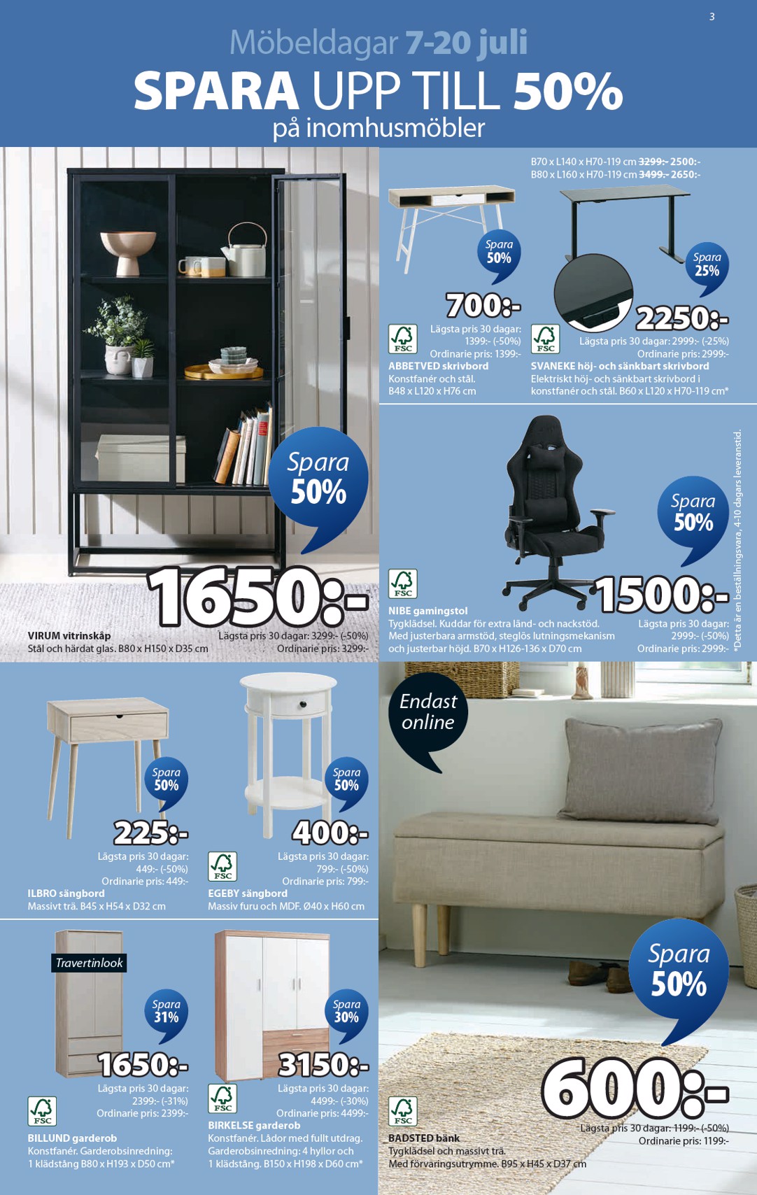 jysk - JYSK-reklambladet giltigt från 07/07 - 20/07 - page: 3