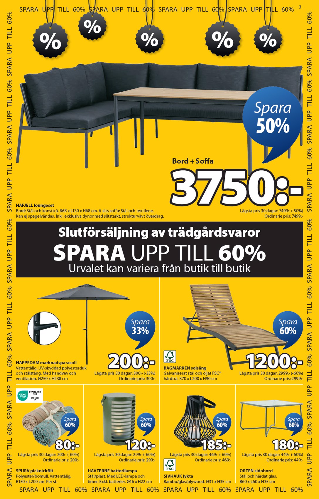 jysk - JYSK-reklambladet giltigt från 28/07 - 10/08 - page: 3