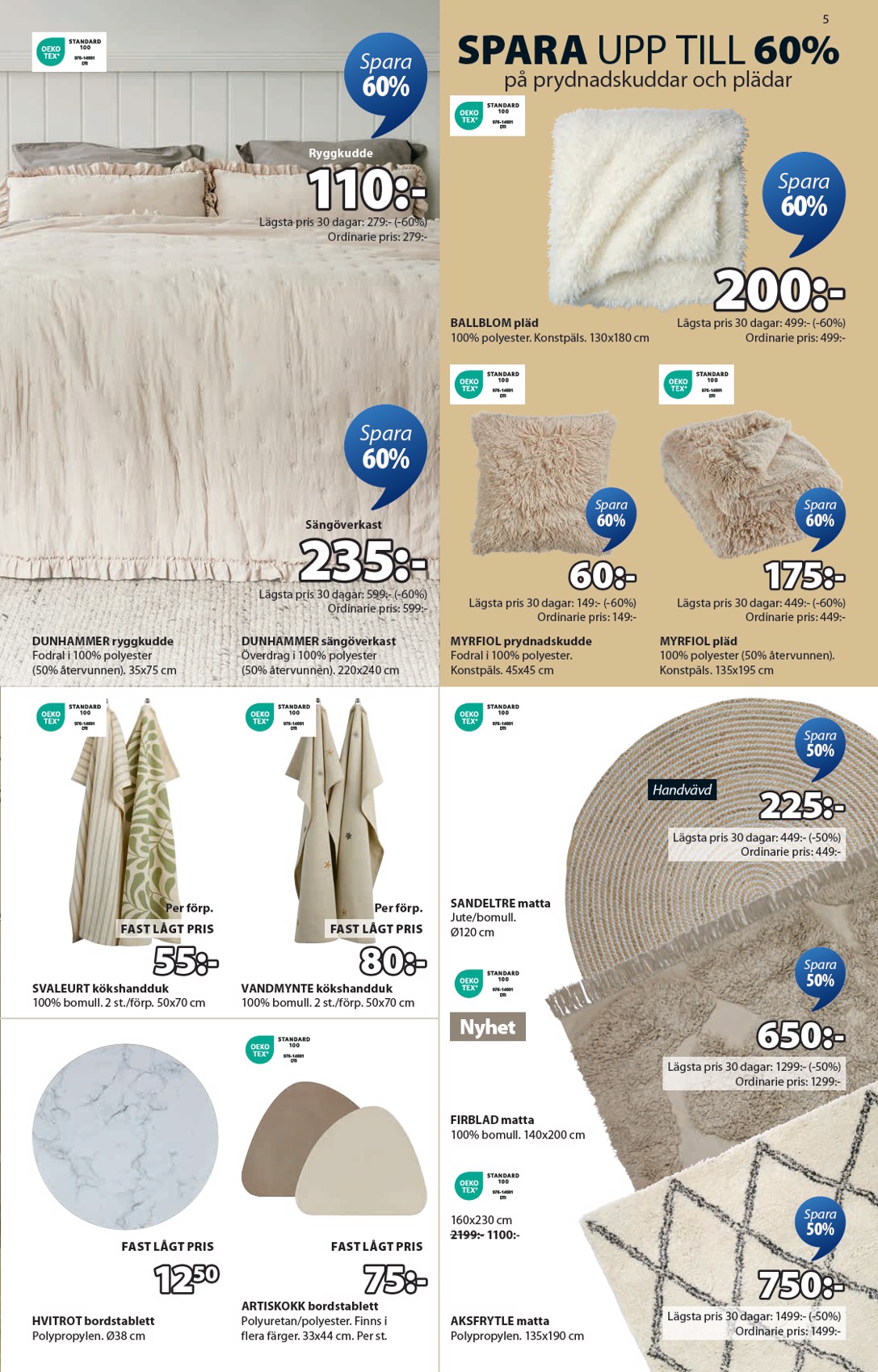 jysk - JYSK-reklambladet giltigt från 18/08 - 31/08 - page: 5